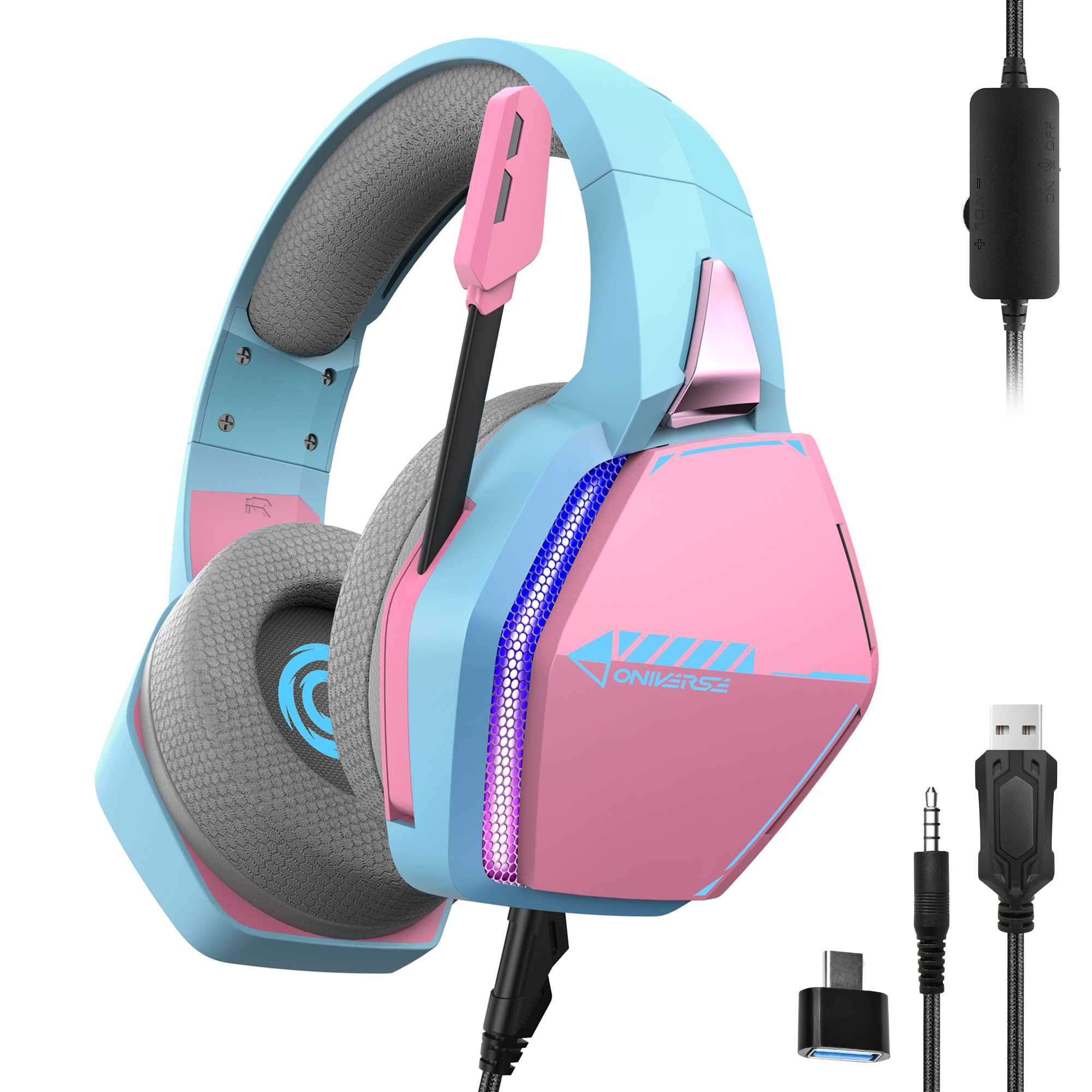 Casque gaming Nebula - Diva Pink (Multiplateforme)