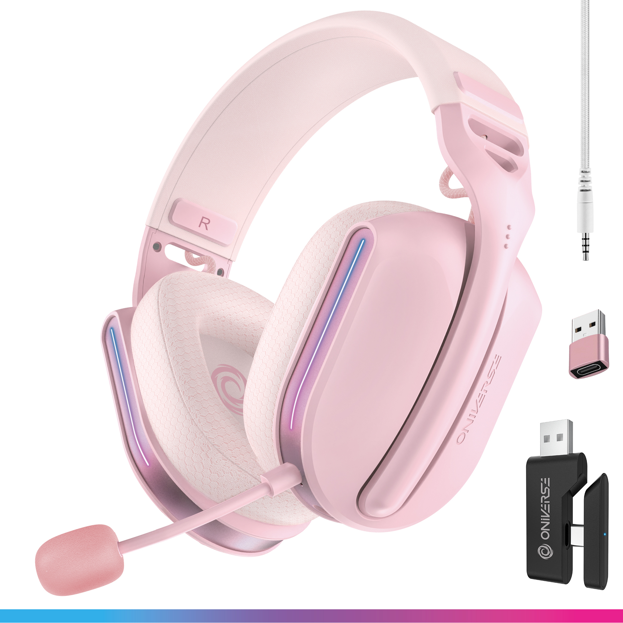 Casque Gaming Polaris - sans fil Aurora Pink (Multiplateforme)