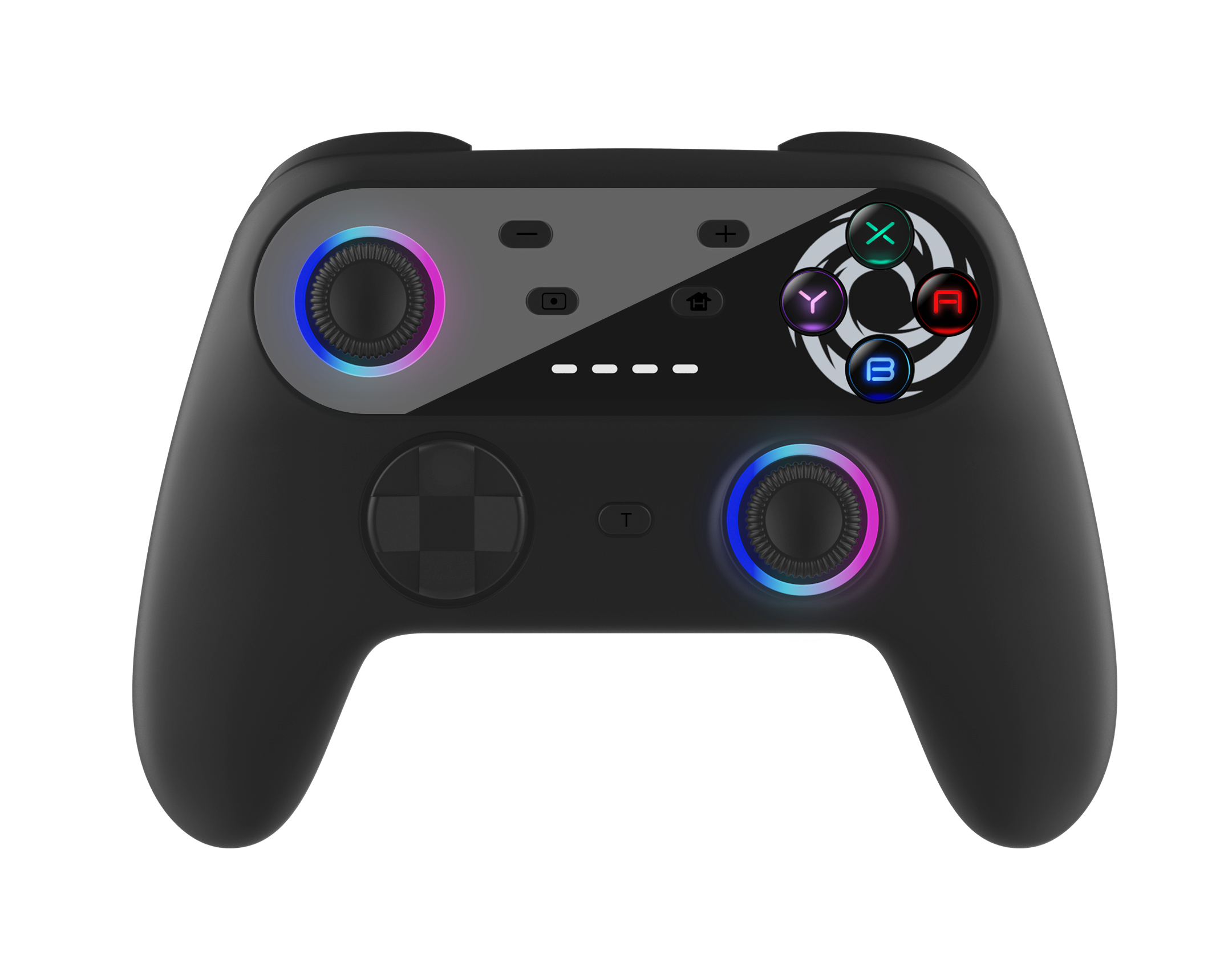 Manette Sans fil Bluetooth Walli - Piano Black (Nintendo Switch / PC / Mobile)