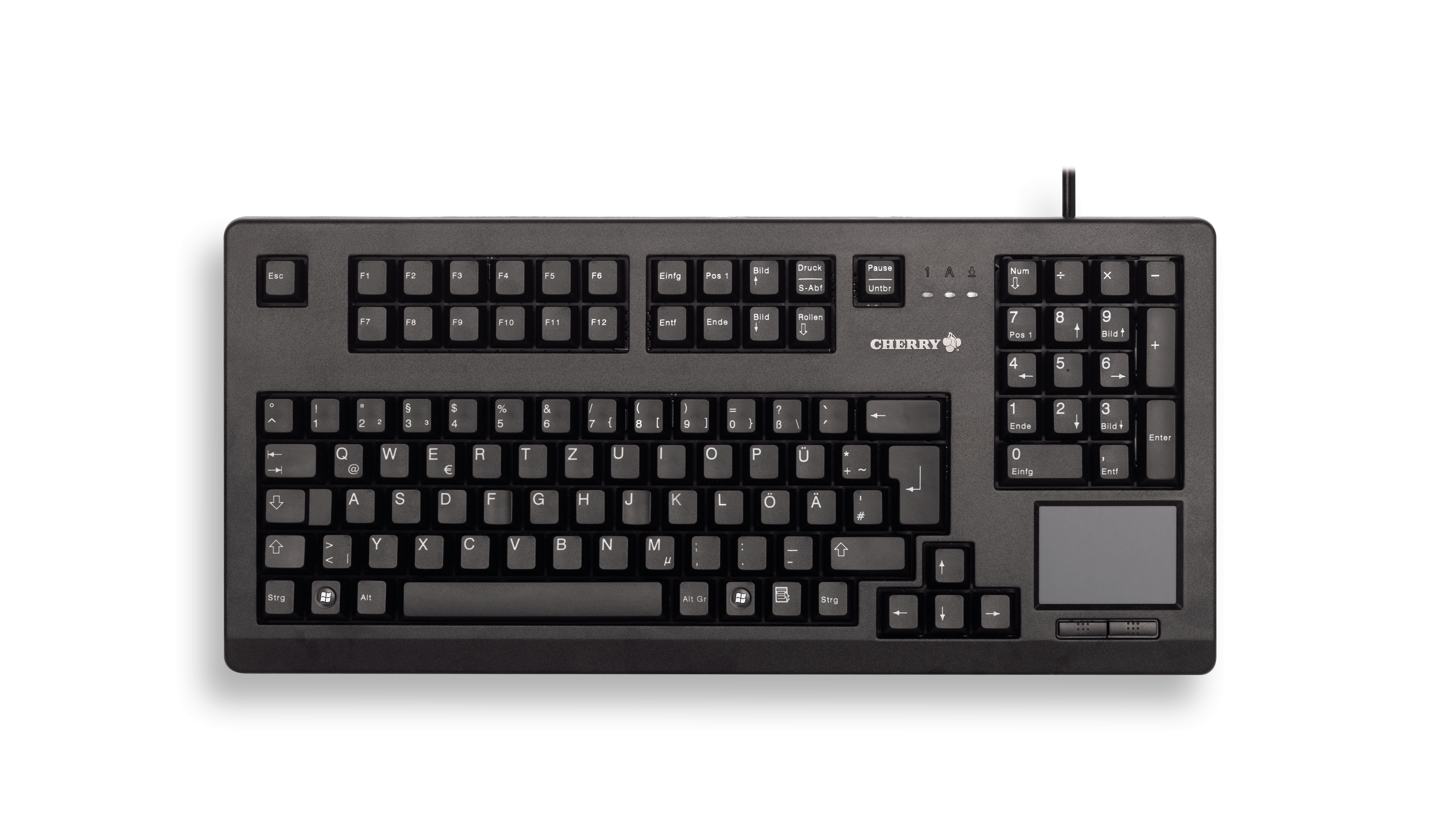 G80-11900 TOUCHBOARD Clavier mécanique filaire, touchpad, noir, USB, AZERTY - FR