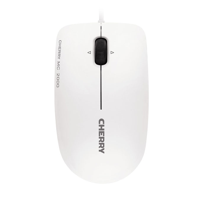 MC 2000 Souris filaire, molette multi directionnelle, blanc grisé, USB