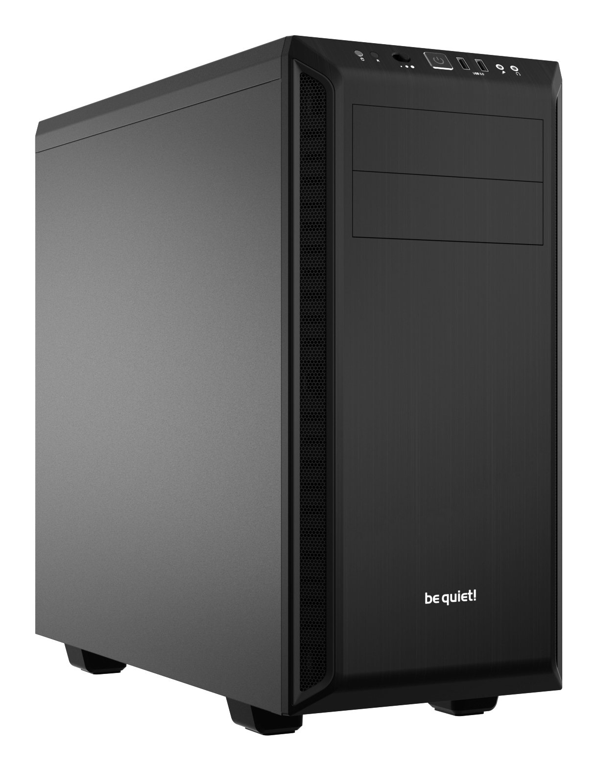 Pure Base 600 Noir | Boîtier PC, Mini ITX / Micro ATX / ATX,1 ventilateur Pure Wings 2 120 mm, 1 ventilateur Pure Wings 2 140 mm