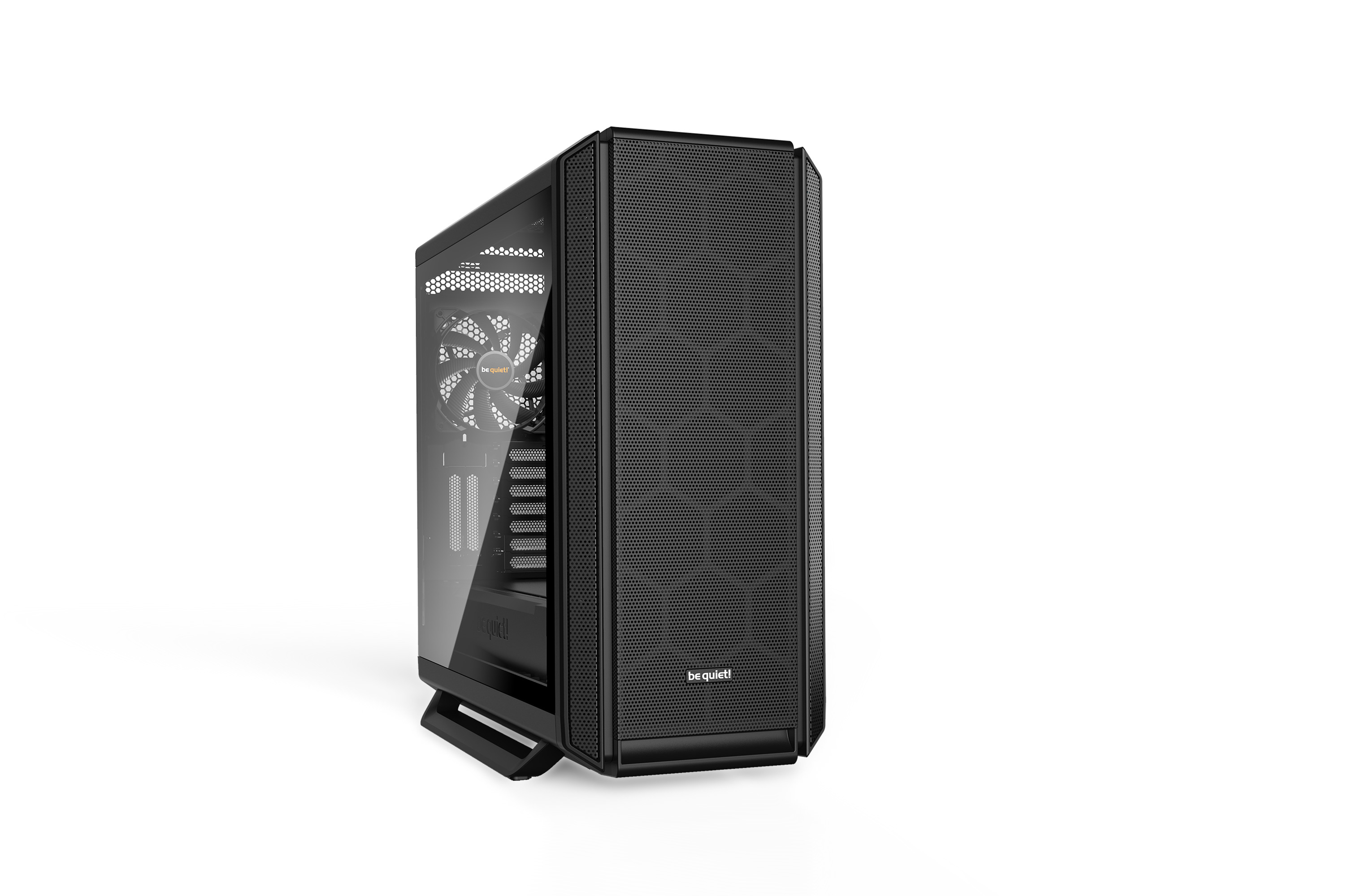 Silent Base 802 Noir | Boîtier PC ARGB vitré, Mini ITX / Micro ATX / ATX / E-ATX, 3 ventilateurs Pure Wings 140 mm