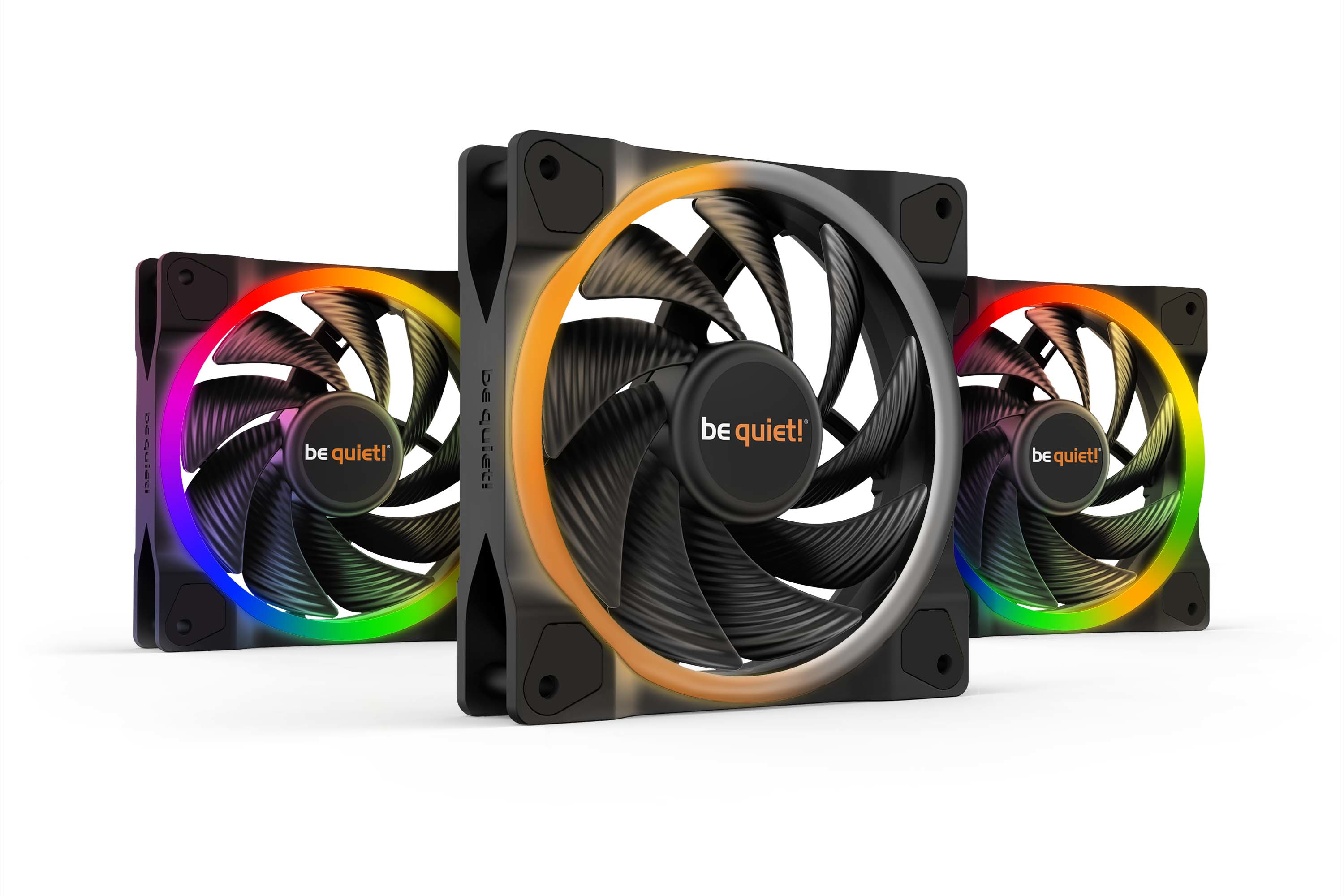 Light Wings 120 mm PWM | Ventilateur PC ARGB high-speed, Pack de 3