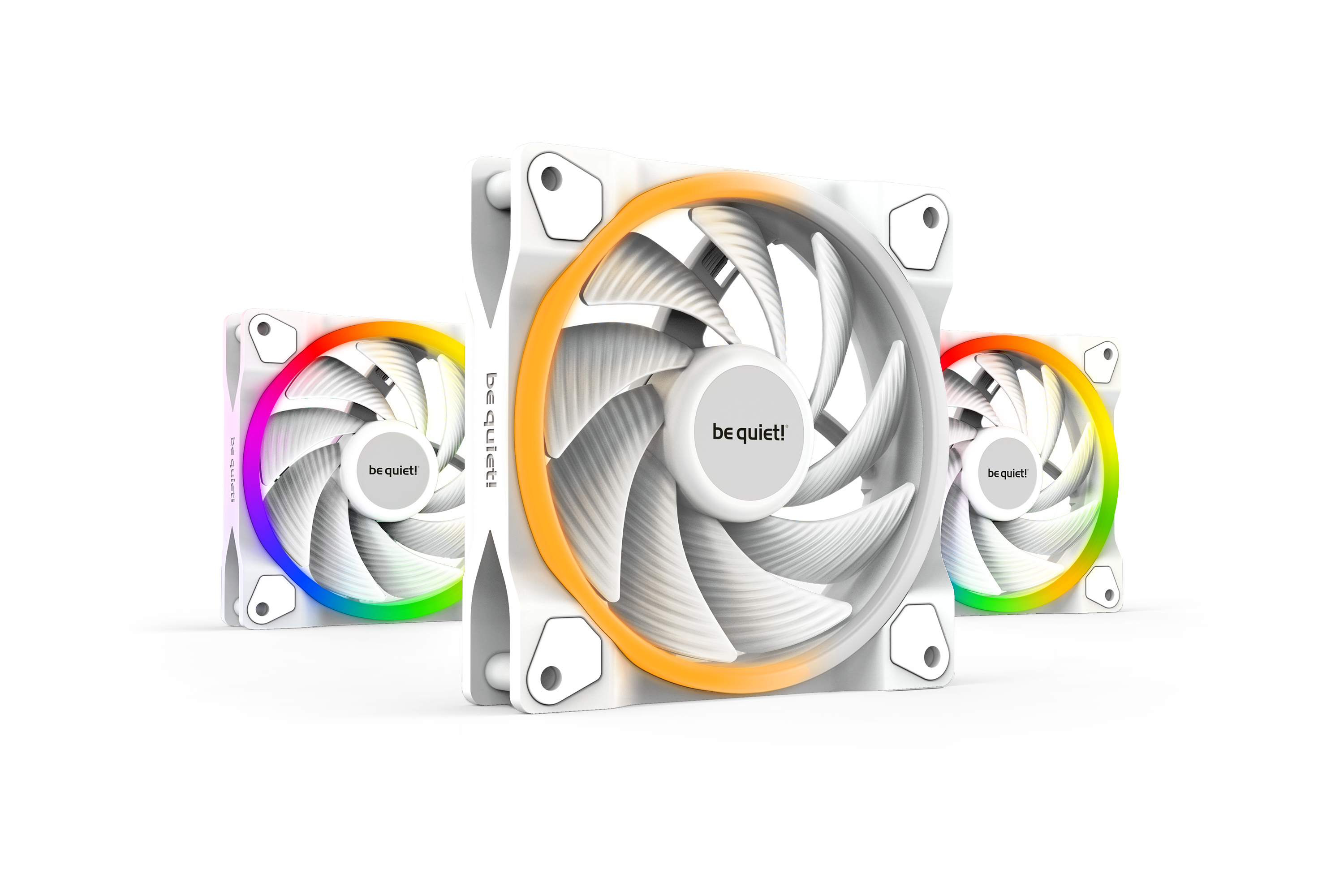 Light Wings 120 mm PWM | Ventilateur PC ARGB high-speed White, Pack de 3