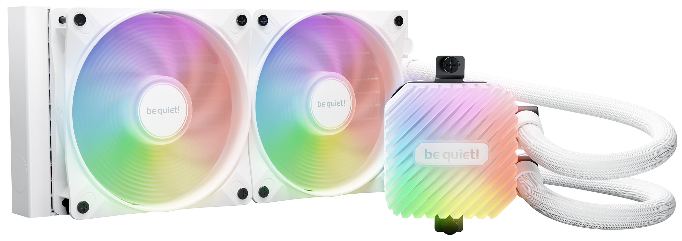Light Loop 240 mm White | Système de refroidissement liquide tout-en-un, 240 mm, blanc, socket Intel et AMD, ARGB