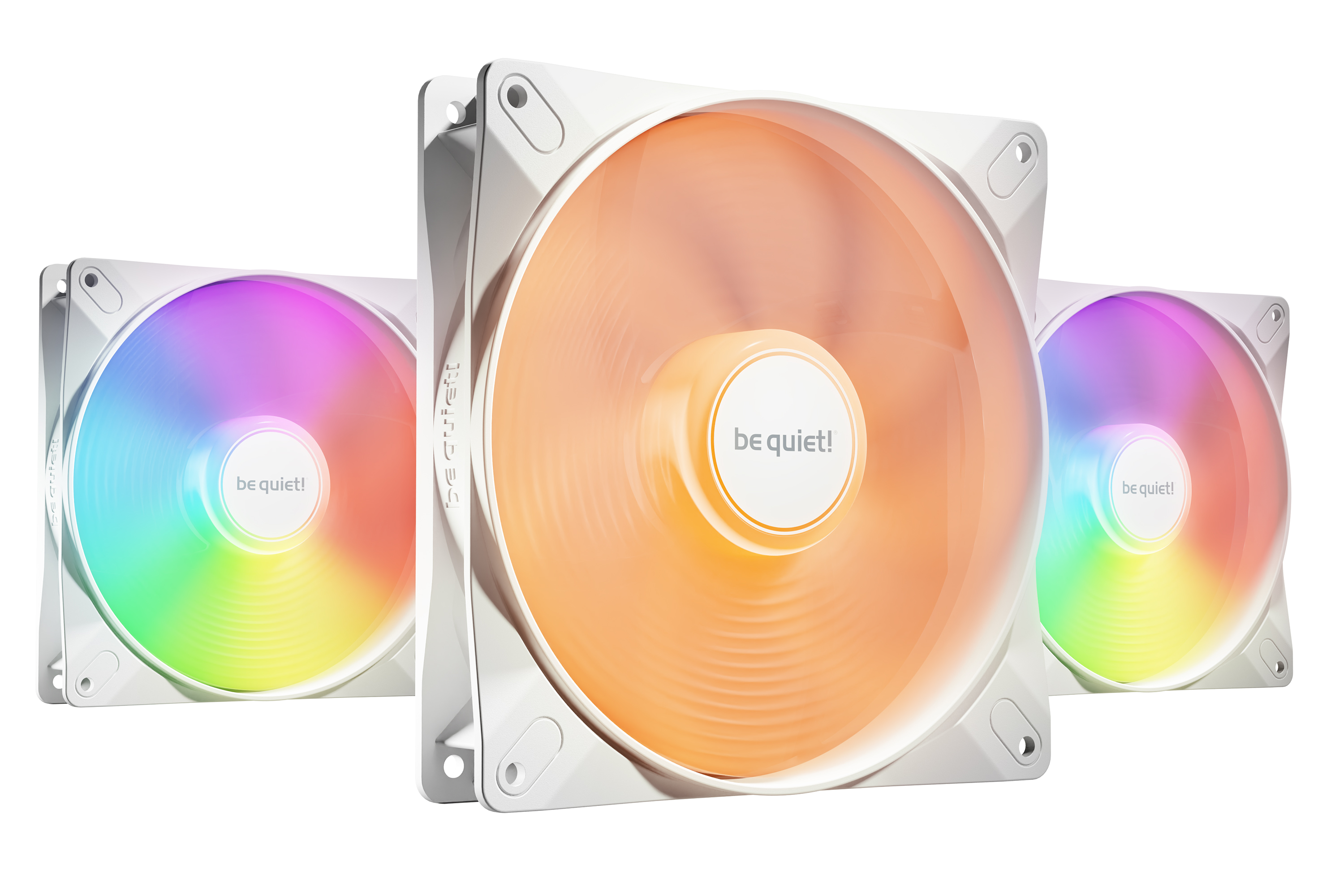 Light Wings LX 140 mm PWM | Ventilateur PC ARGB White, Pack de 3