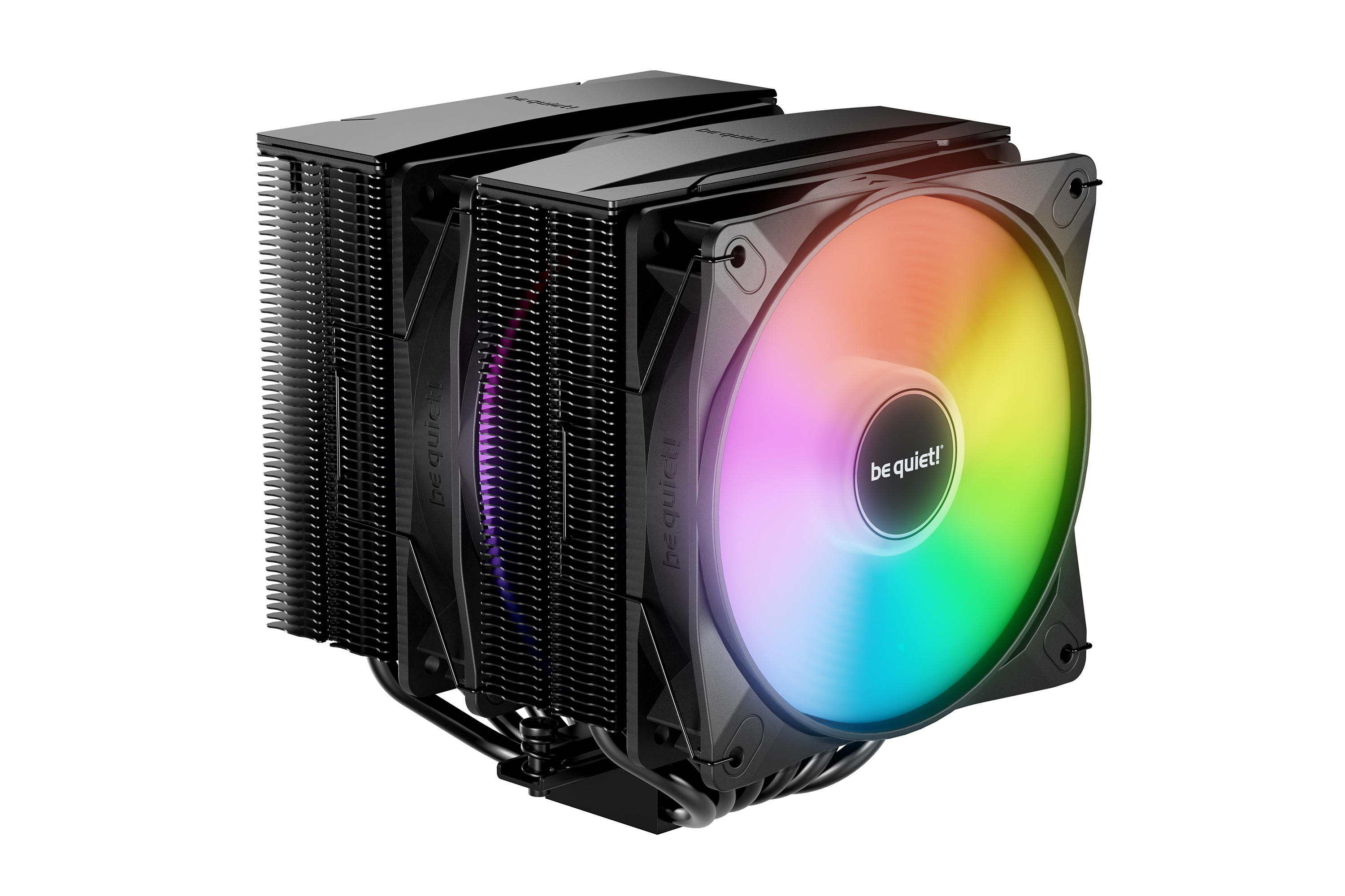 PURE ROCK PRO 3 Black| Ventirad double tour, socket Intel et AMD, finition noire, ARGB