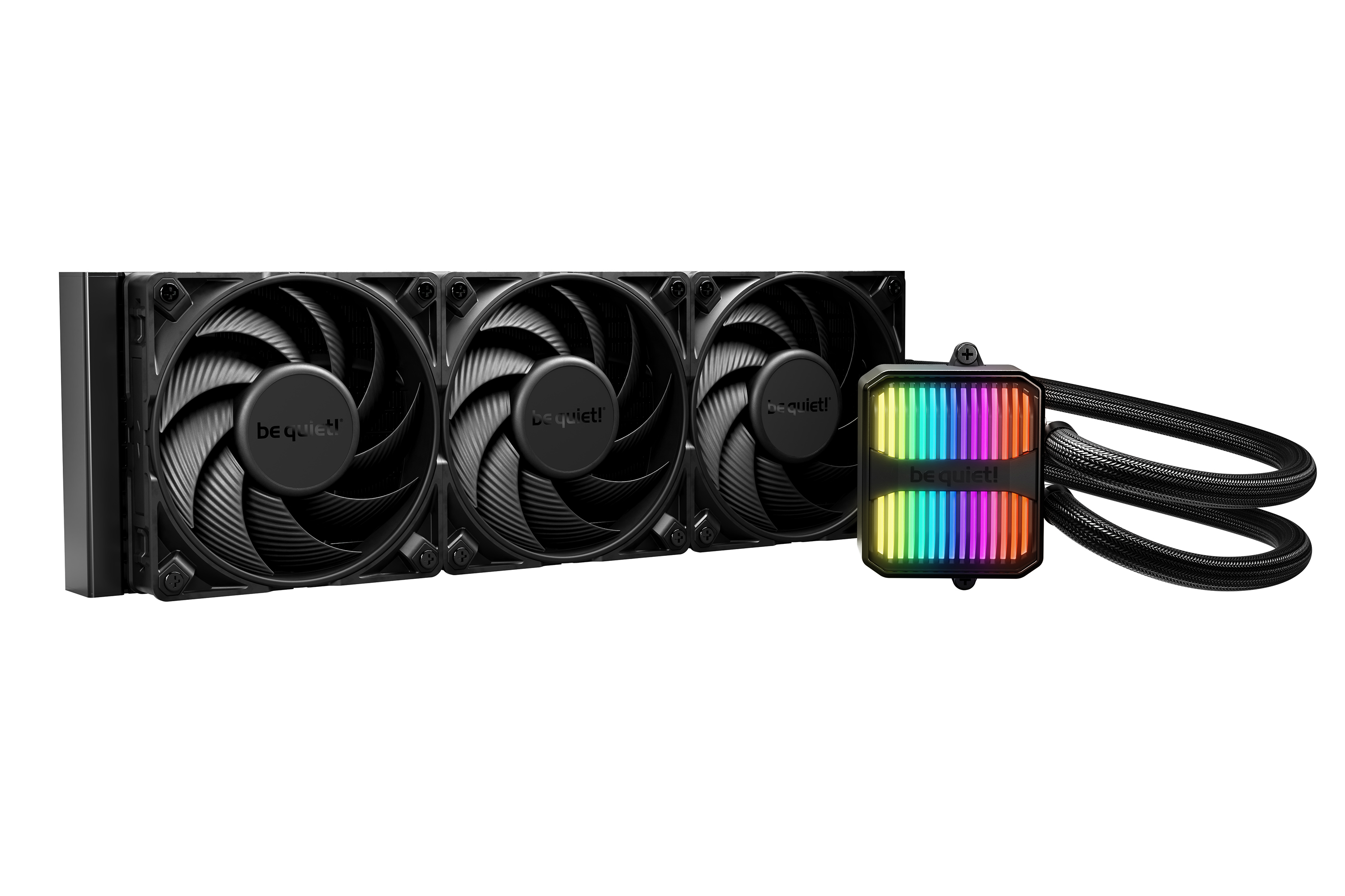 Silent Loop 360 mm | Système de refroidissement liquide tout-en-un, 360 mm, noir, socket Intel et AMD