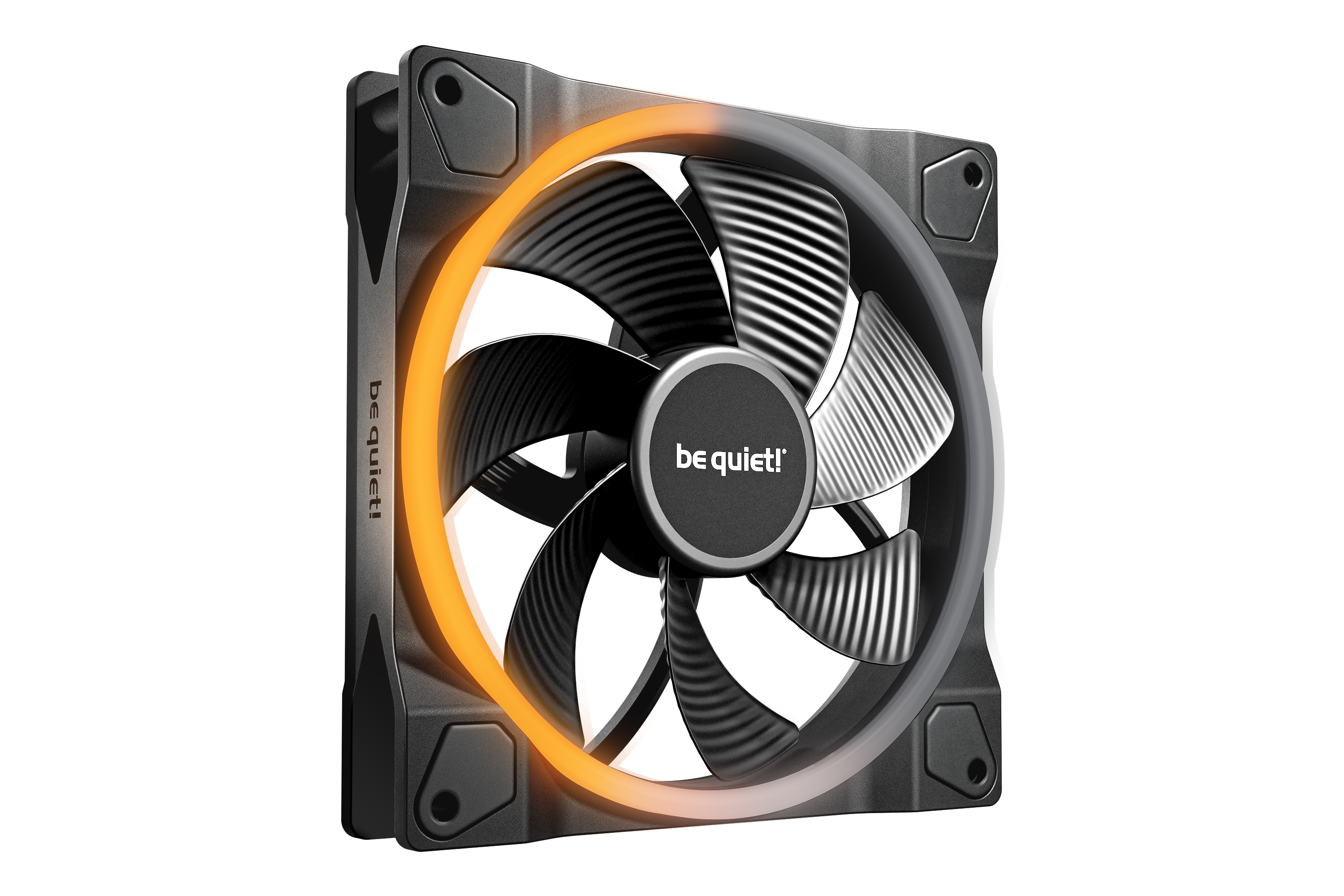 Light Wings 140 mm PWM Reverse Black | Ventilateur PC ARGB reverse noir