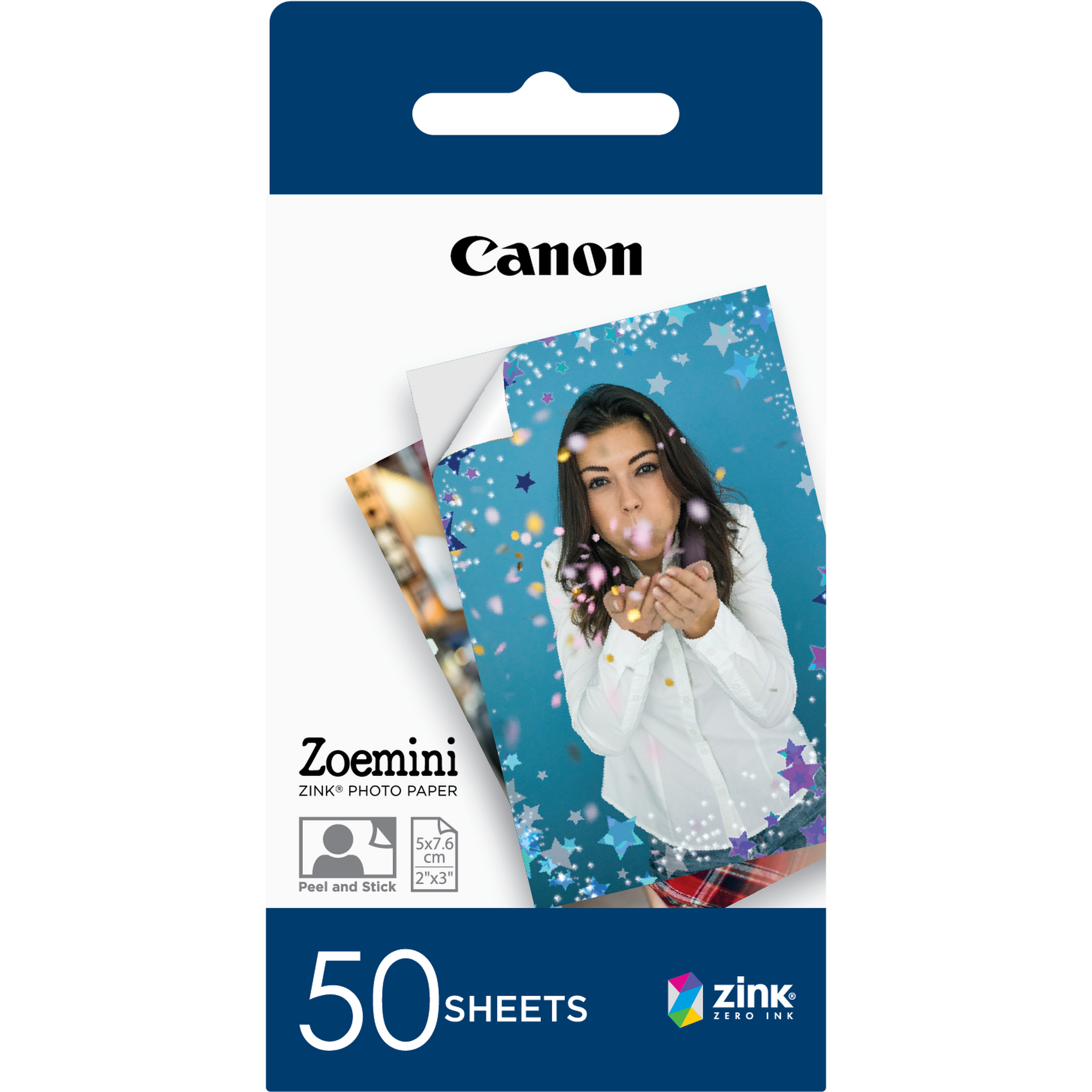 50 feuilles de papier photo ZINK™ 5 x 7,6 cm
