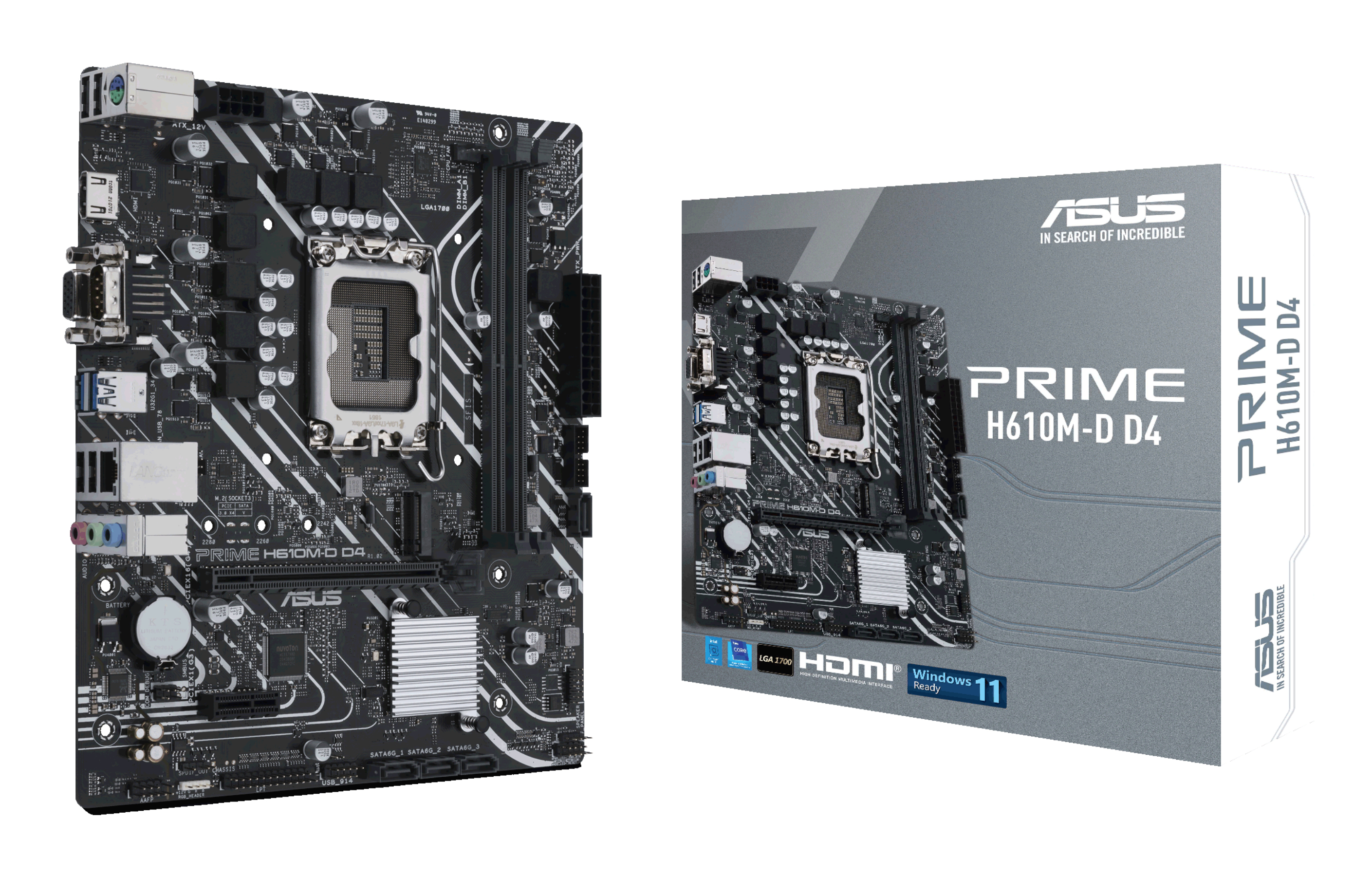 PRIME H610M-D D4