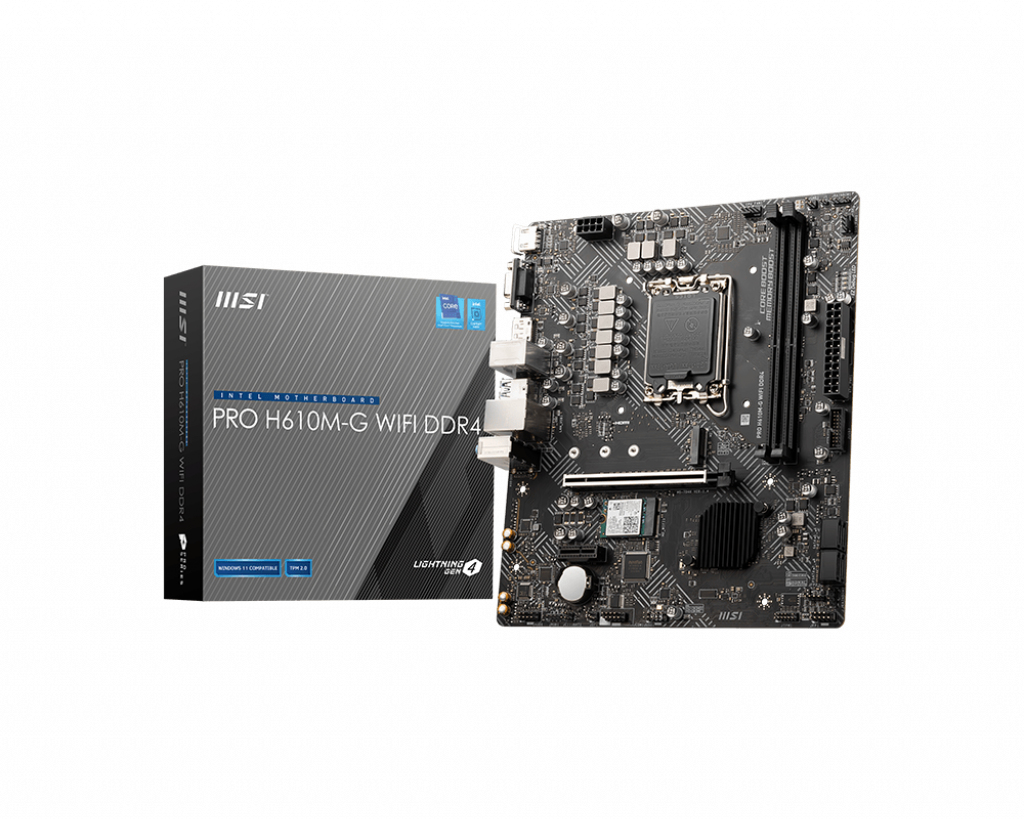 PRO H610M-G WIFI DDR4