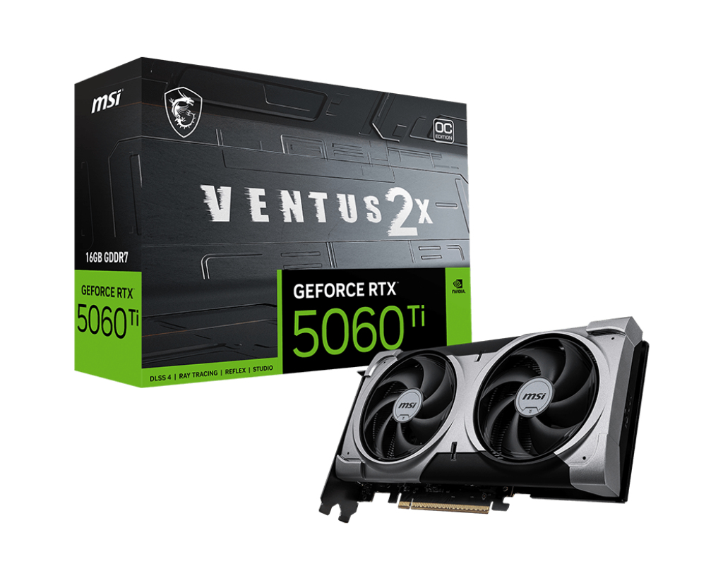 GeForce RTX 5060 TI 16G VENTUS 2X OC PLUS