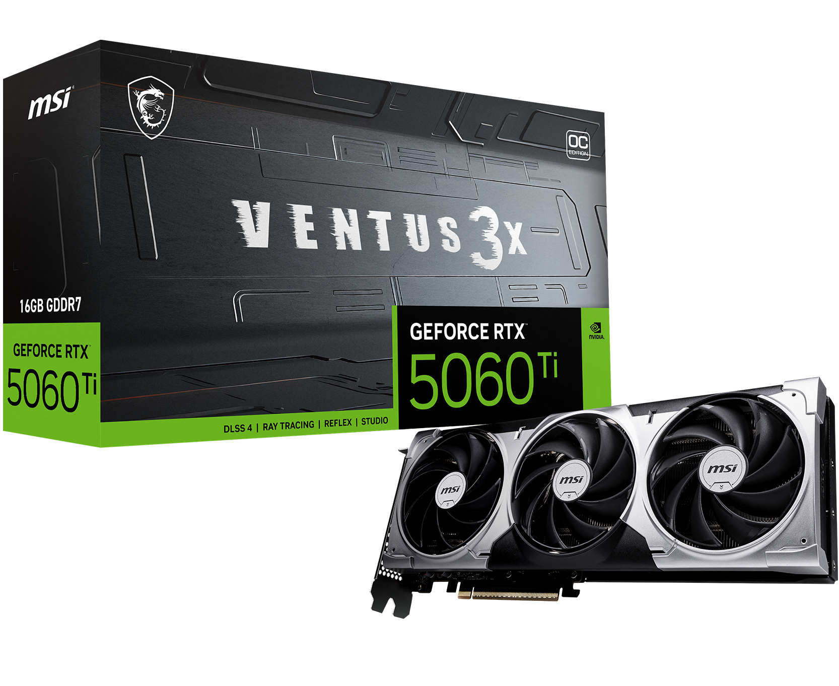 GeForce RTX 5060 TI 16G VENTUS 3X OC