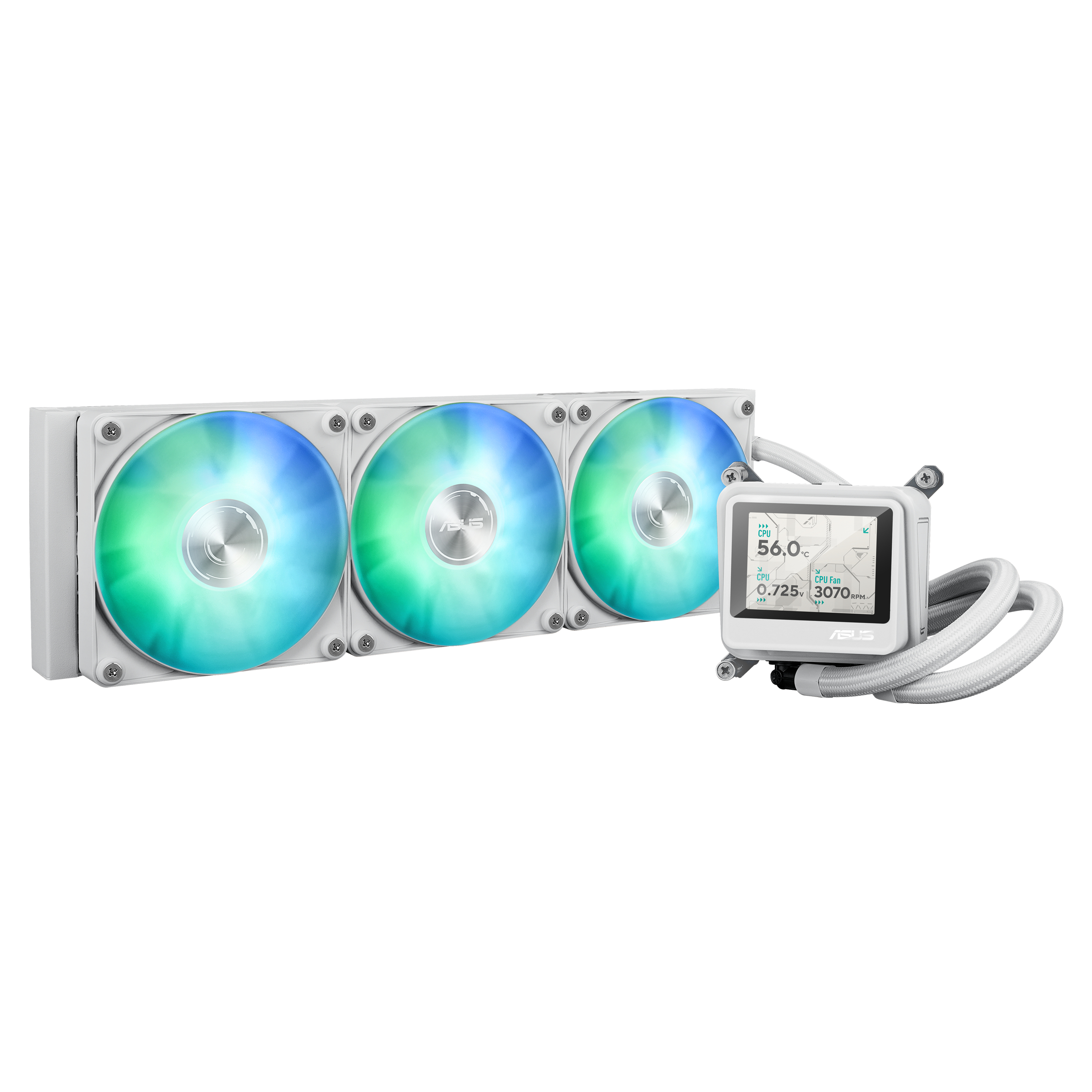 MAX Gaming LC 360 ARGB LCD White Edition