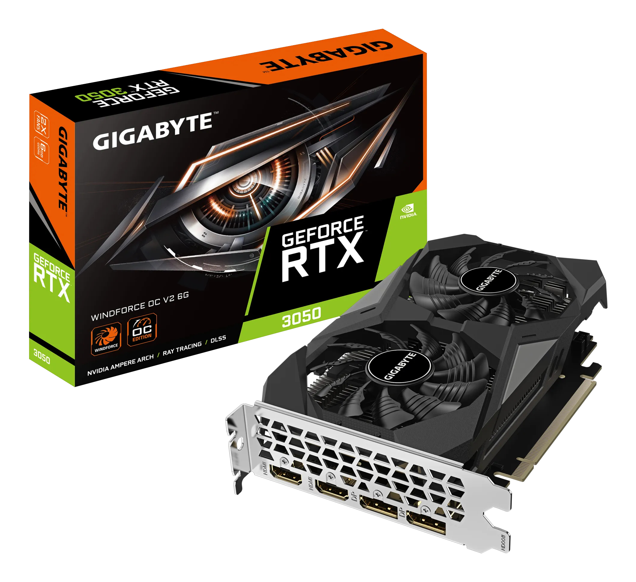 GeForce RTX 3050 WINDFORCE OC V2 6G