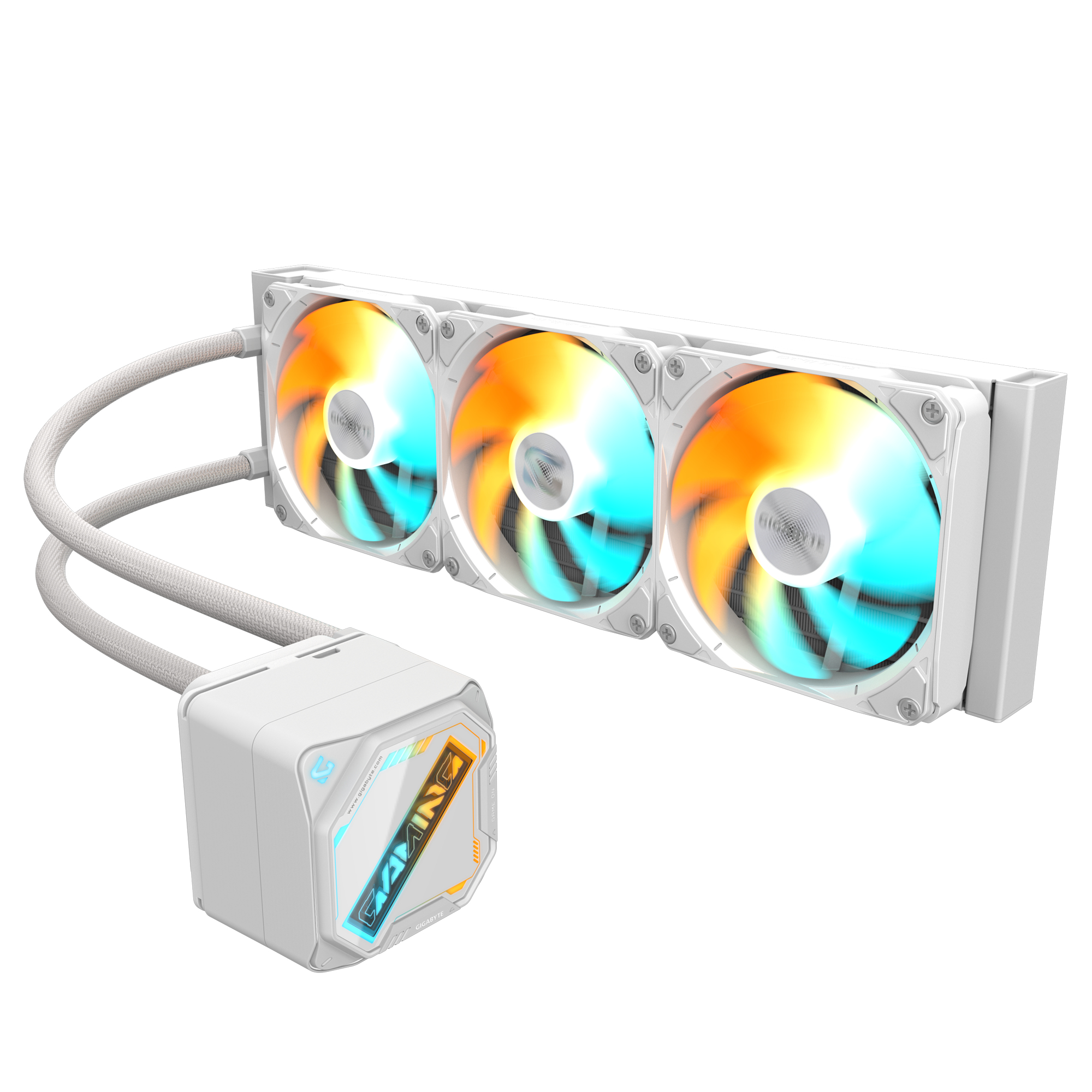 GAMING 360 ICE Refroidisseur Liquide pour CPU - 3x120 mm Ventilateurs ARGB, Mécanisme d'emboîtement coulissant, DAISY-CHAIN, Compatible Intel LGA 1851 et AMD AM5