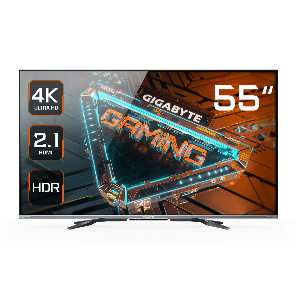 S55U Écran gaming 55" UHD - 3840 x 2160, 120Hz, 2ms, 500 cd/m², FreeSync Premium, HDR Ready, HDMI 2.1