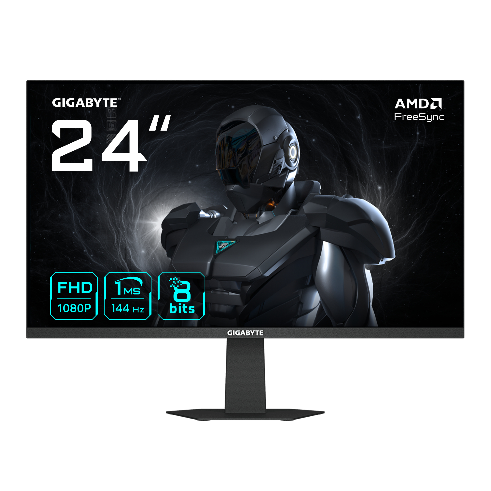 GS24F14 Moniteur Gaming 24” FHD - 1920 x 1080, 144Hz, 1ms, 300 cd/m², HDMI 1.4, DisplayPort 1.2