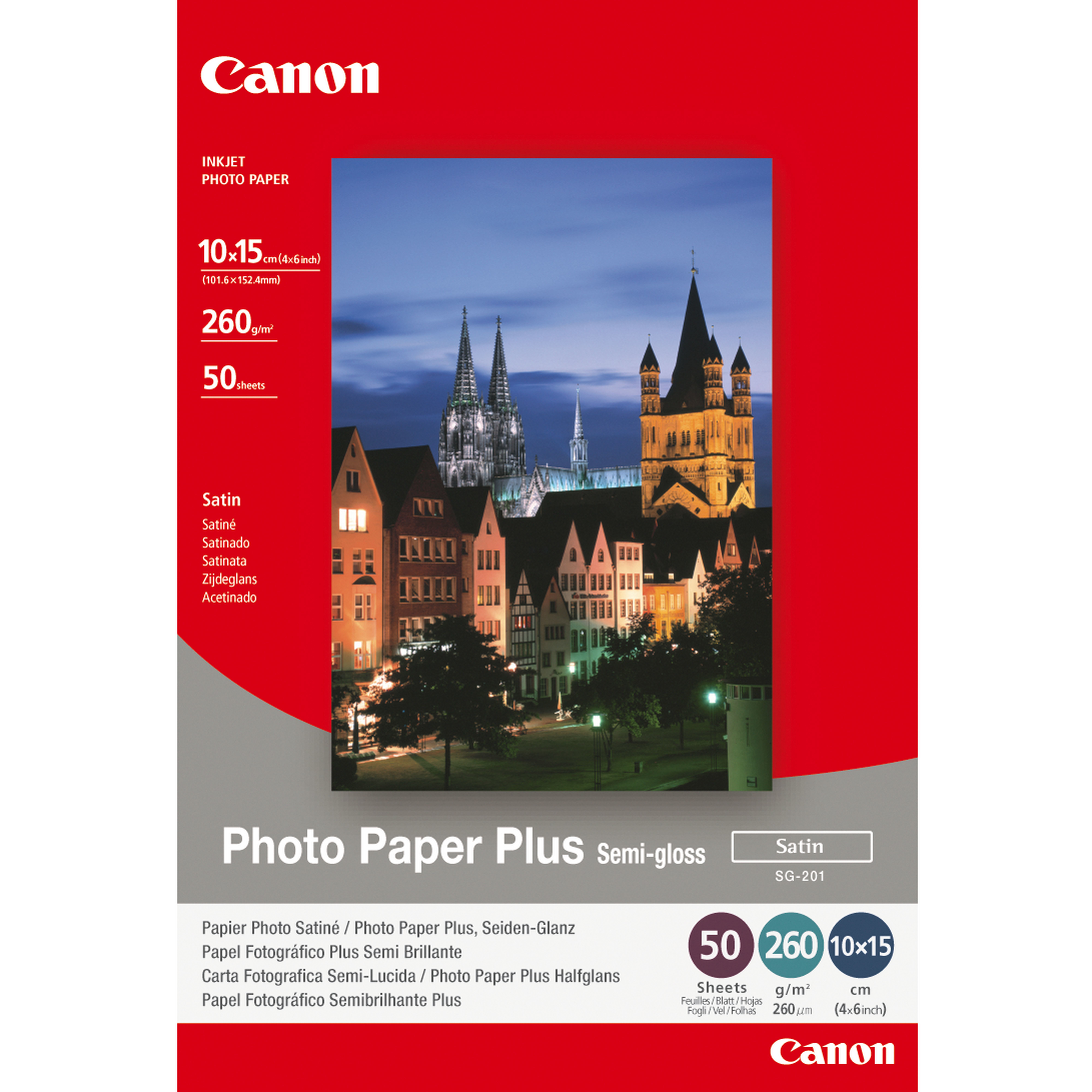 Papier photo semi-brillant extra SG-201 4 × 6 po (10 × 15 cm)- 50 feuilles