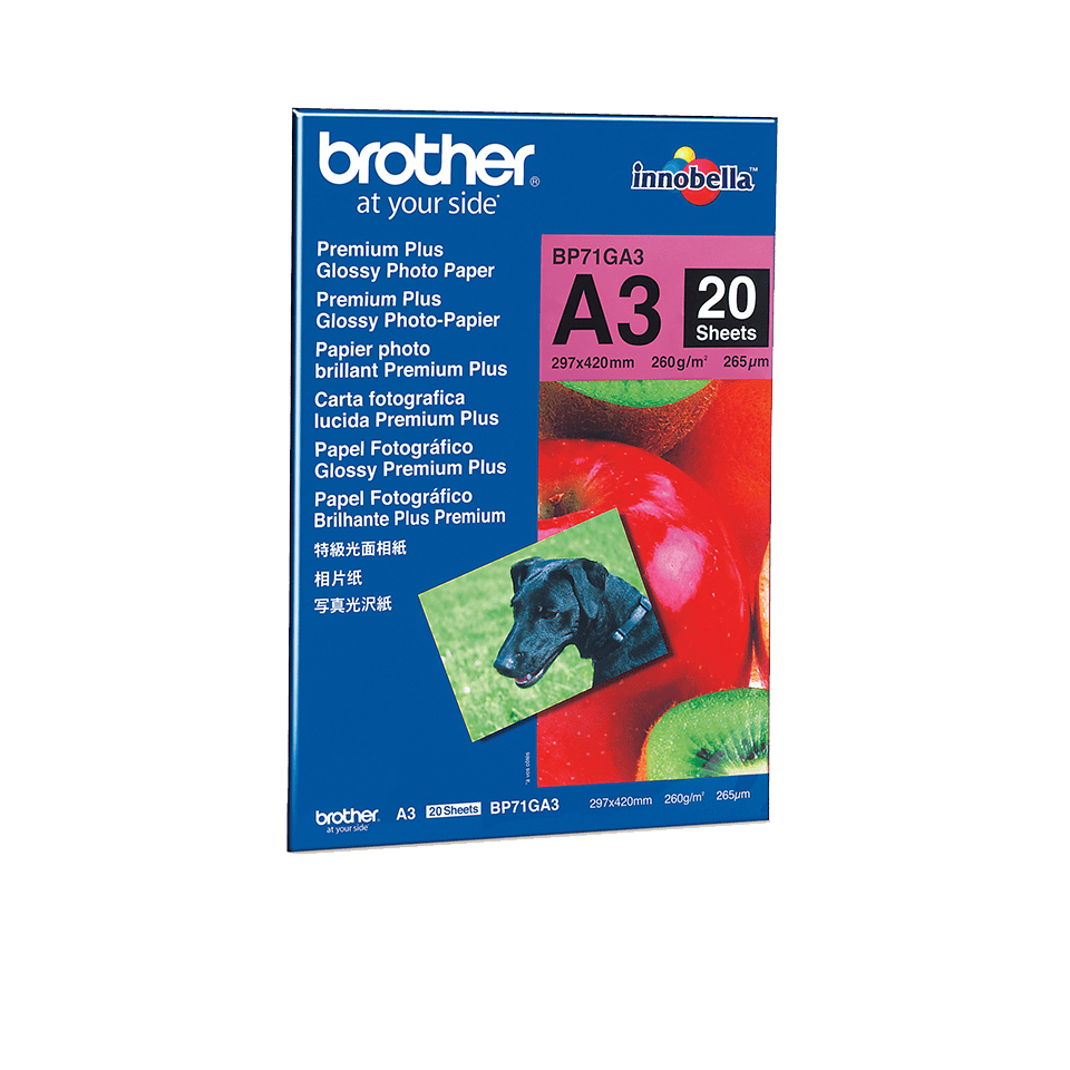 Papier photo brillant BP71GA3 A3 Brother original