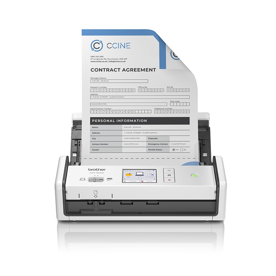 ADS-1800W - Scanner sans fil, compact et portable