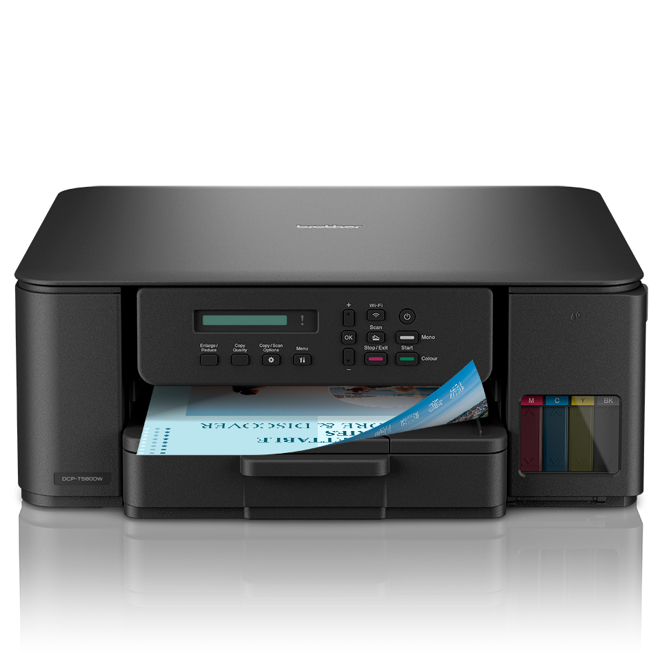 DCP-T580DW imprimante multifonction 3-en-1 compacte Tankbenefit à réservoir d'encre