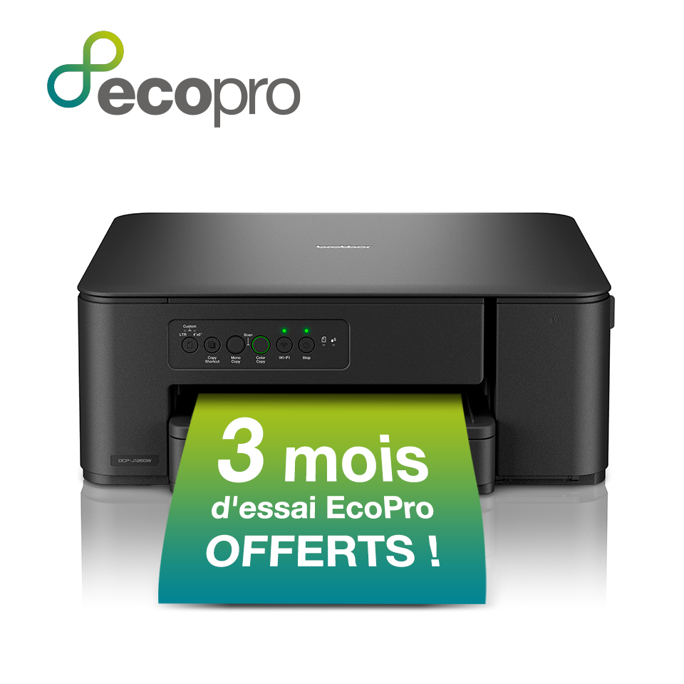 DCP-J1260W Imprimante à jet d'encre compacte sans fil 3-en-1