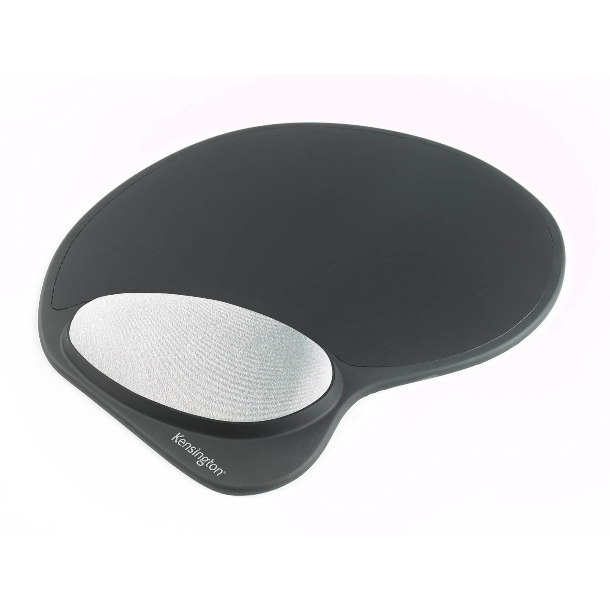 Tapis de souris en gel mémoire avec repose-poignets, noir