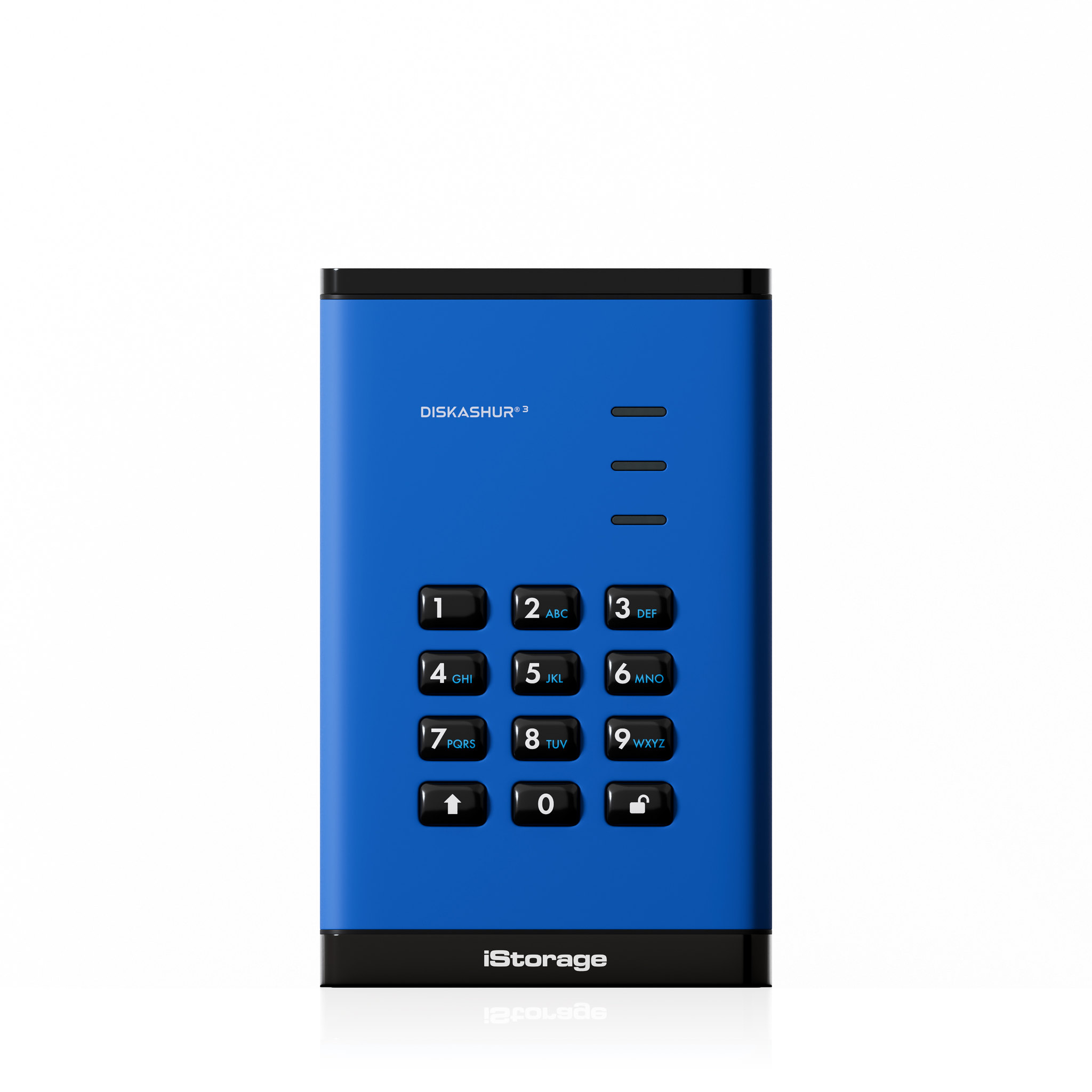 diskAshur3 SSD 256-bit 4TB - Blue