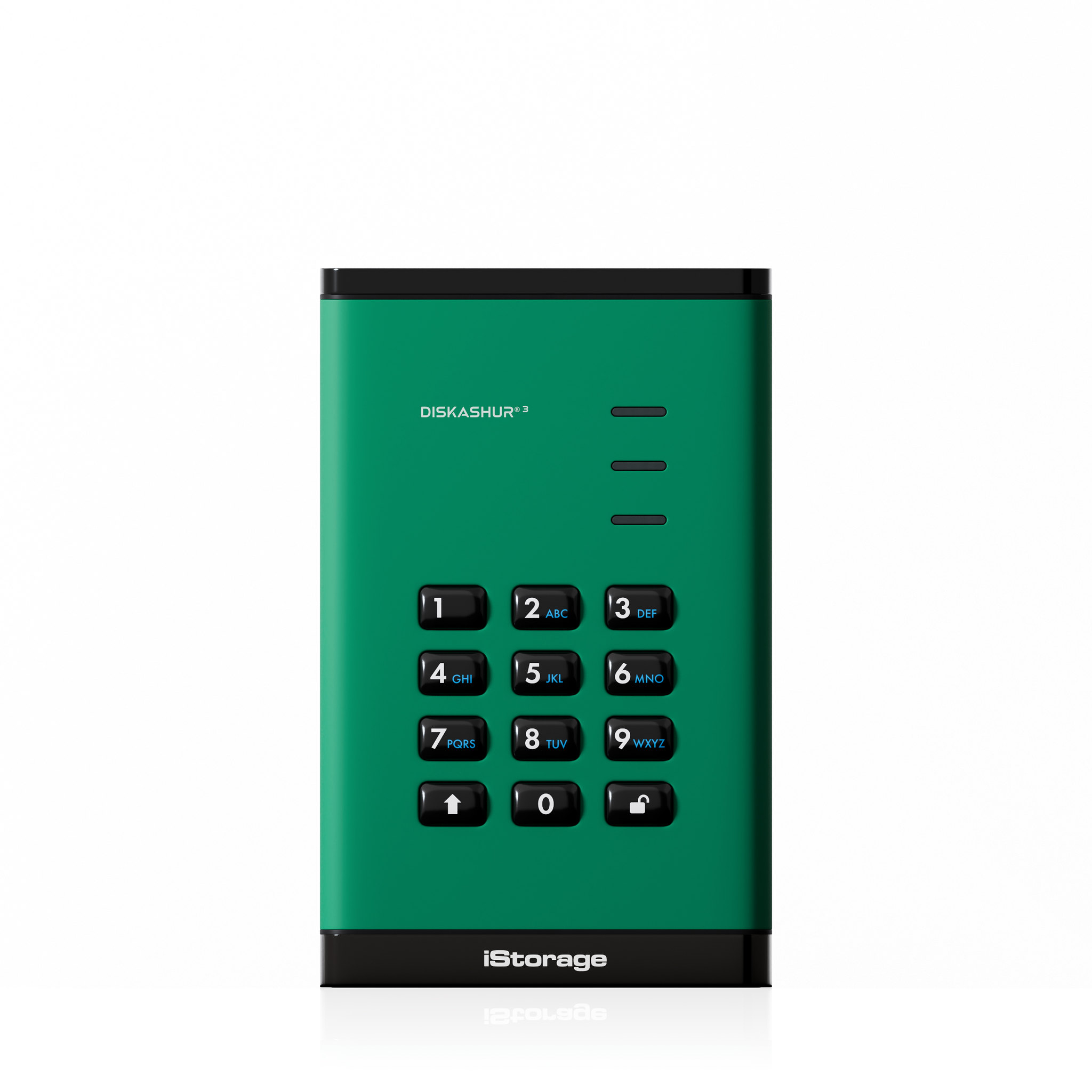 diskAshur3 SSD 256-bit 1TB - Green