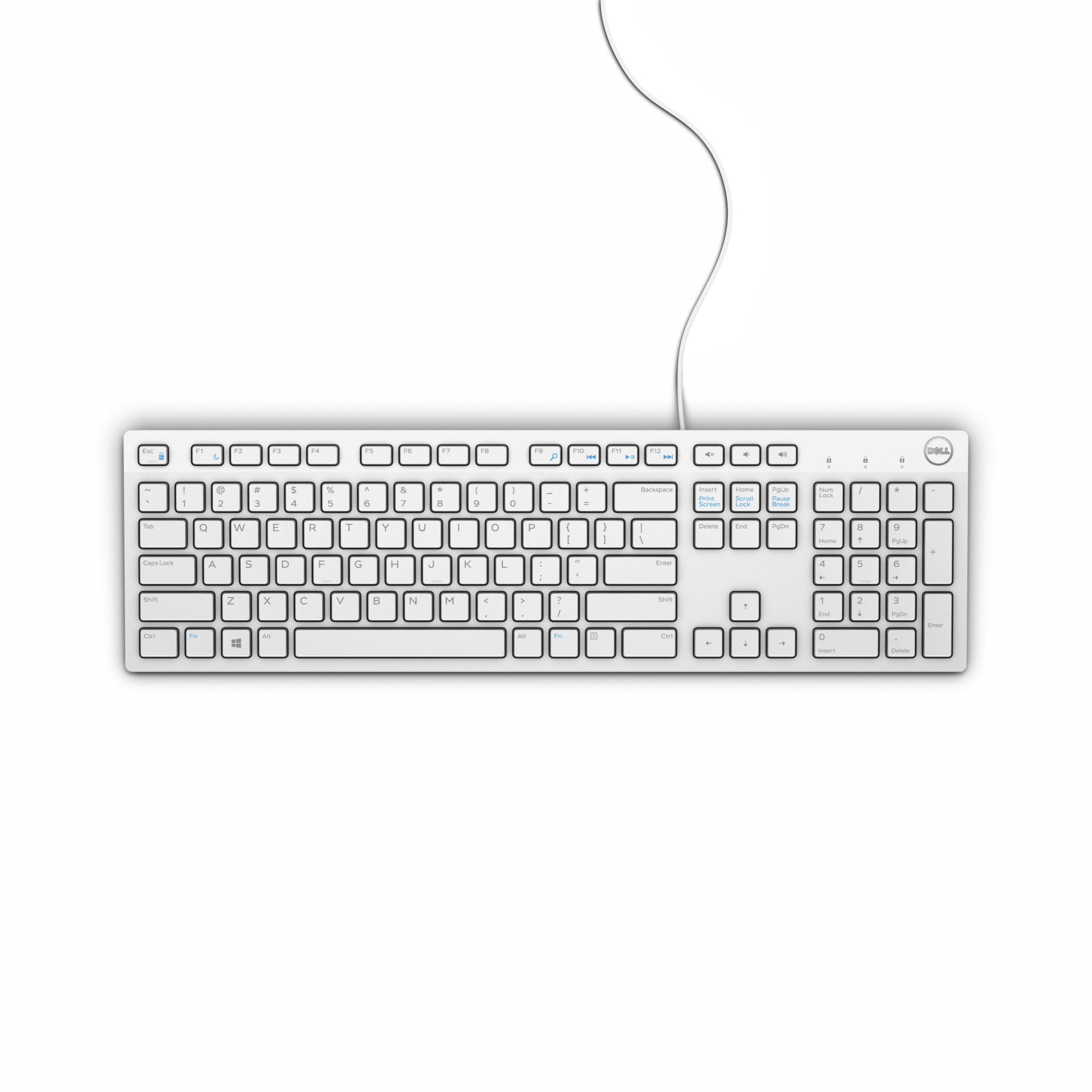 Clavier filaire - KB216 - français (AZERTY) - blanc