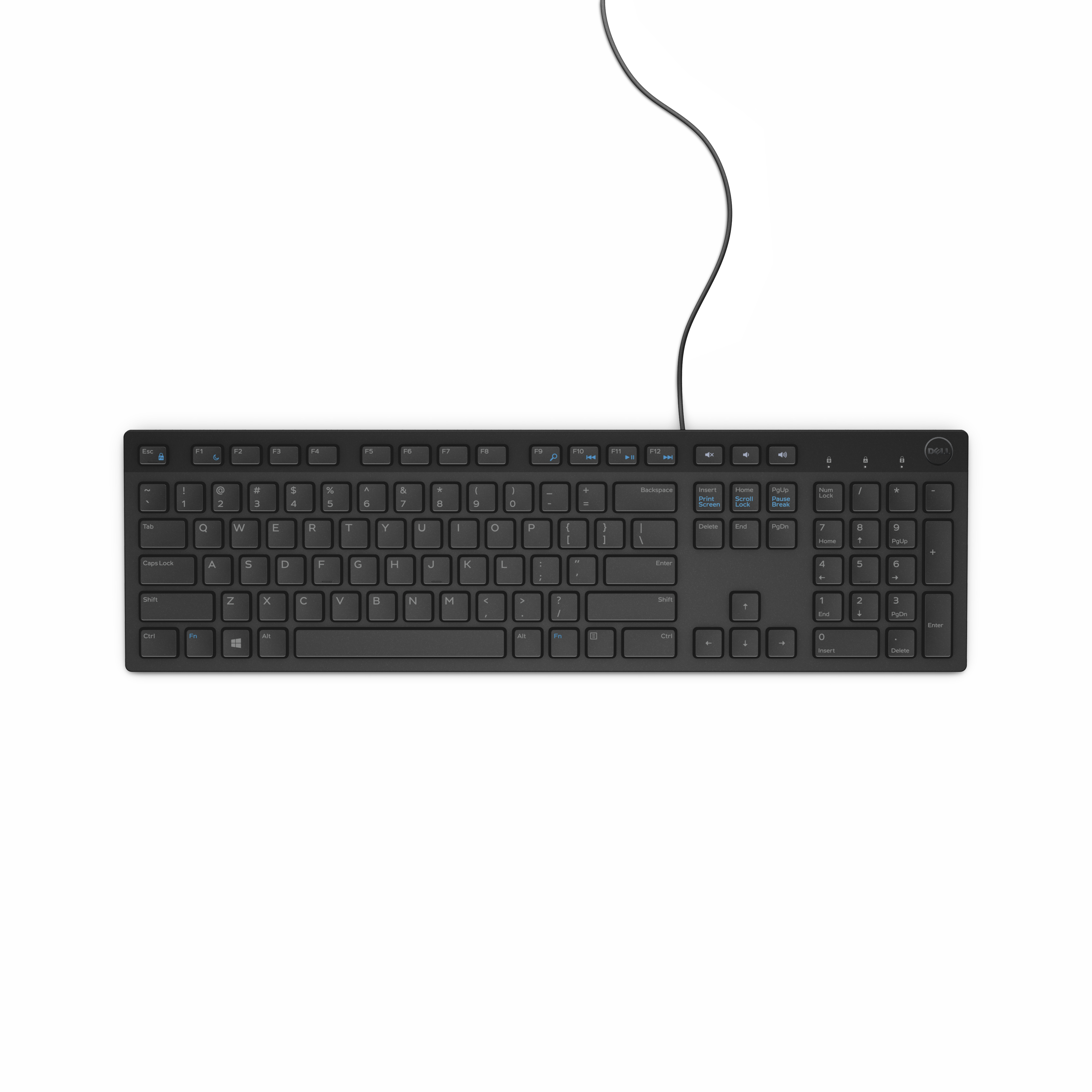 Clavier filaire - KB216 - allemand (QWERTZ) - noir