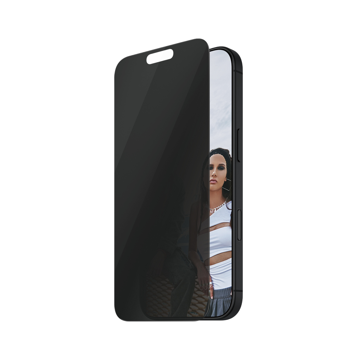 SAFE. by PanzerGlass® 2-Way Privacy Screen Protector iPhone 16 Plus | 15 Plus | Ultra-Wide Fit