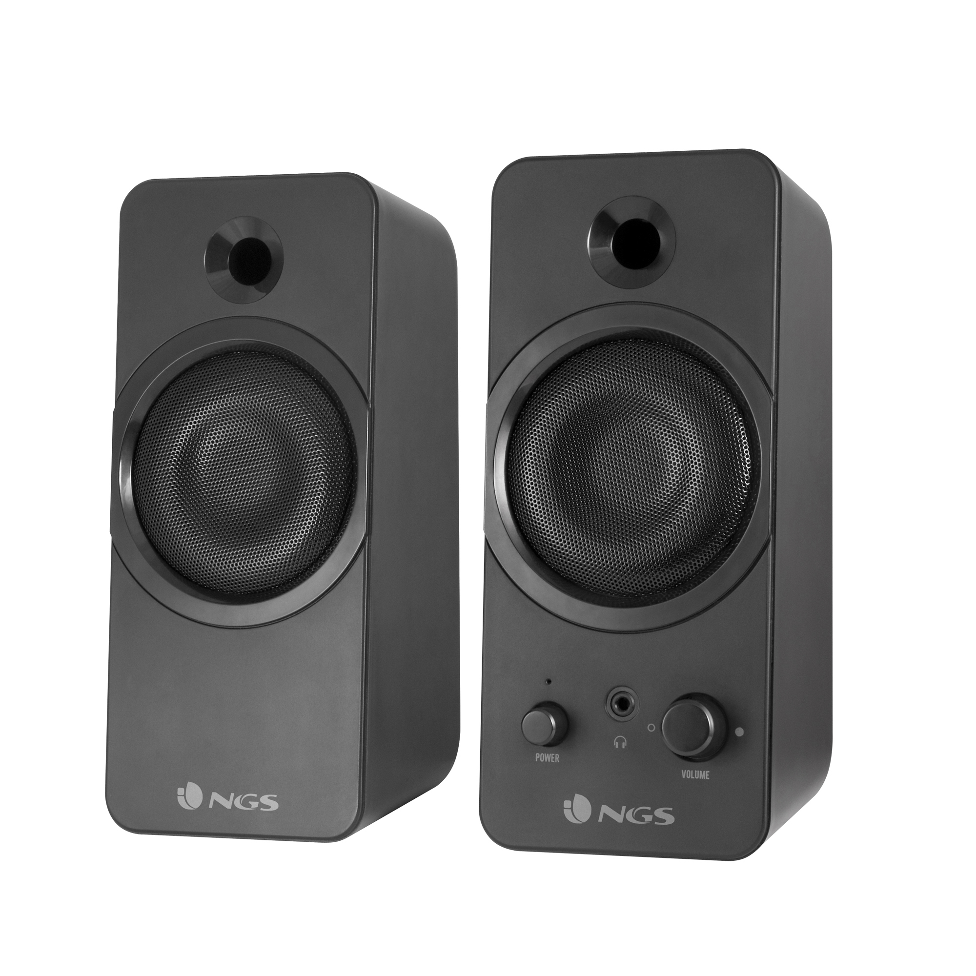 Haut-parleurs gaming superbass stereo, puissance 20w, Noir, 1.09kg
