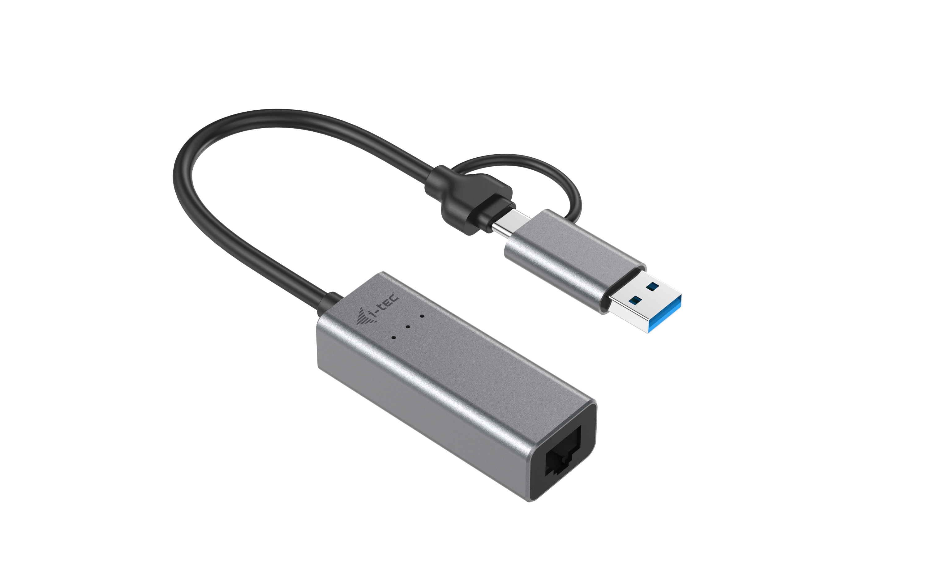USB-C/USB-A Metal 2.5Gbps Ethernet Adapter