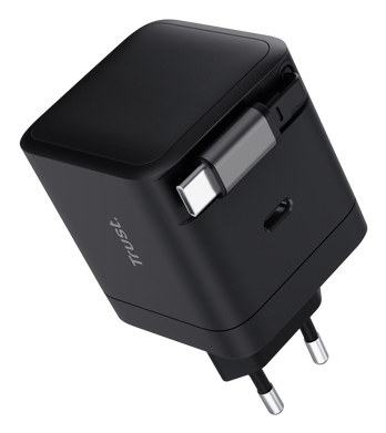 Maxo Chargeur PD USB-C rétractable de 65 W