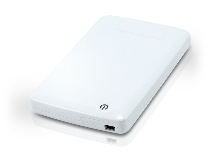 2,5" Harddisk Box Mini White
