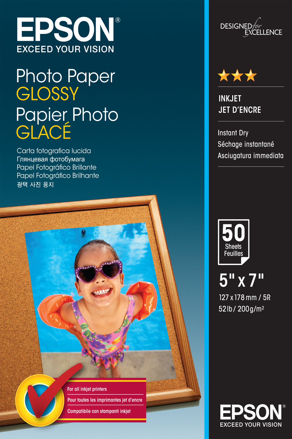 Photo Paper Glossy - 13x18cm - 50 Feuilles
