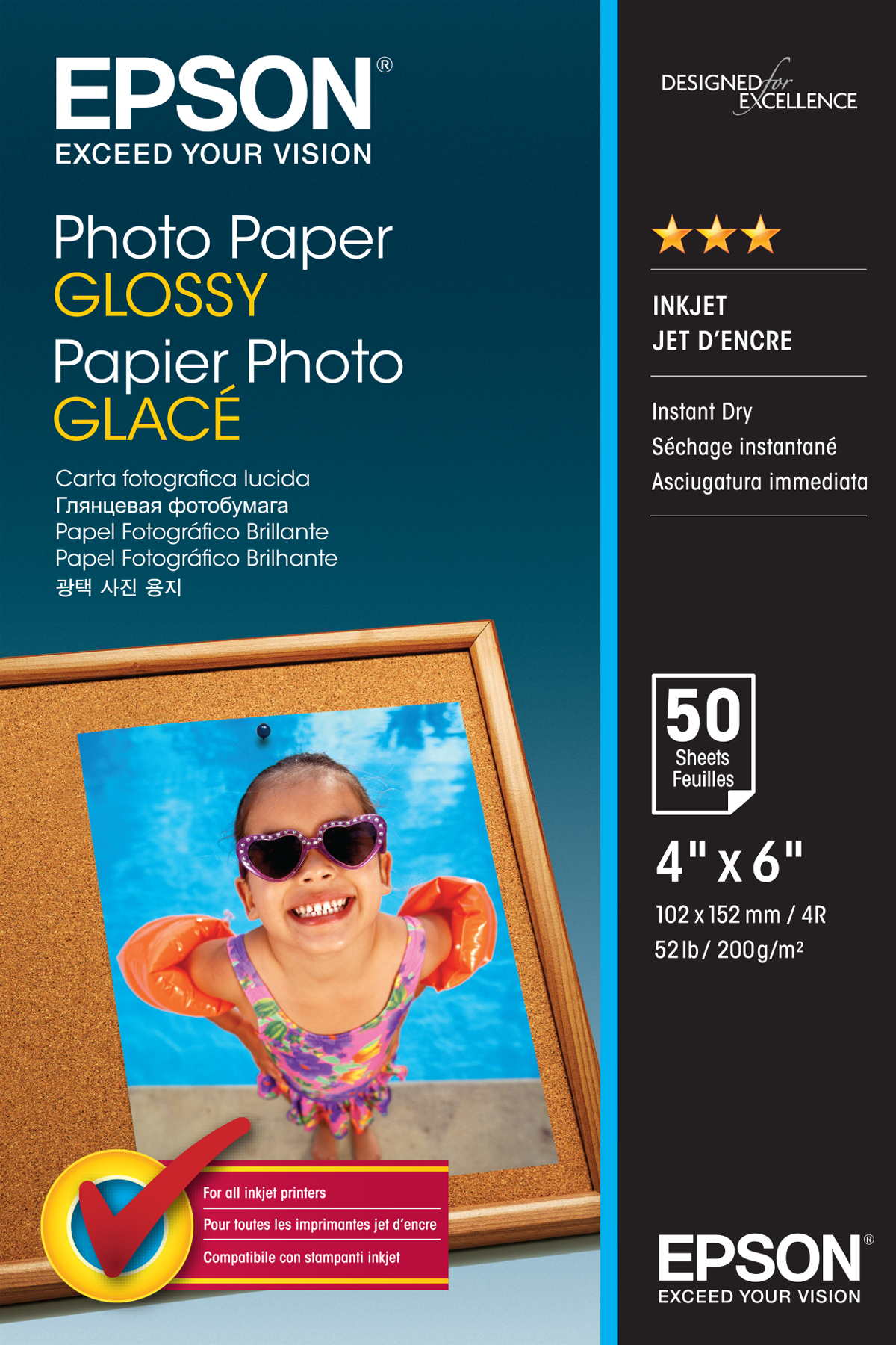 Photo Paper Glossy - 10x15cm - 50 Feuilles