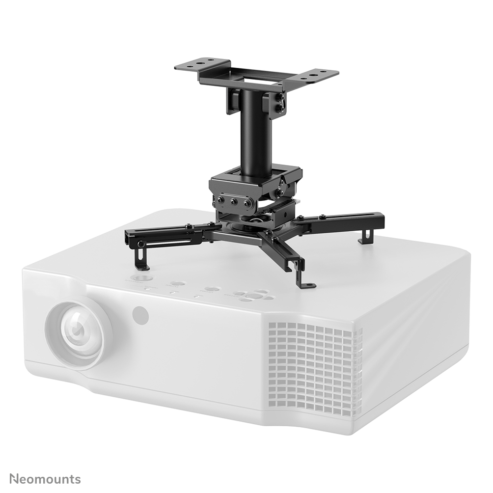 Neomounts CL25-530BL1 Support de plafond pour vidéoprojecteur - h25.5 cm - installation facile - orientable