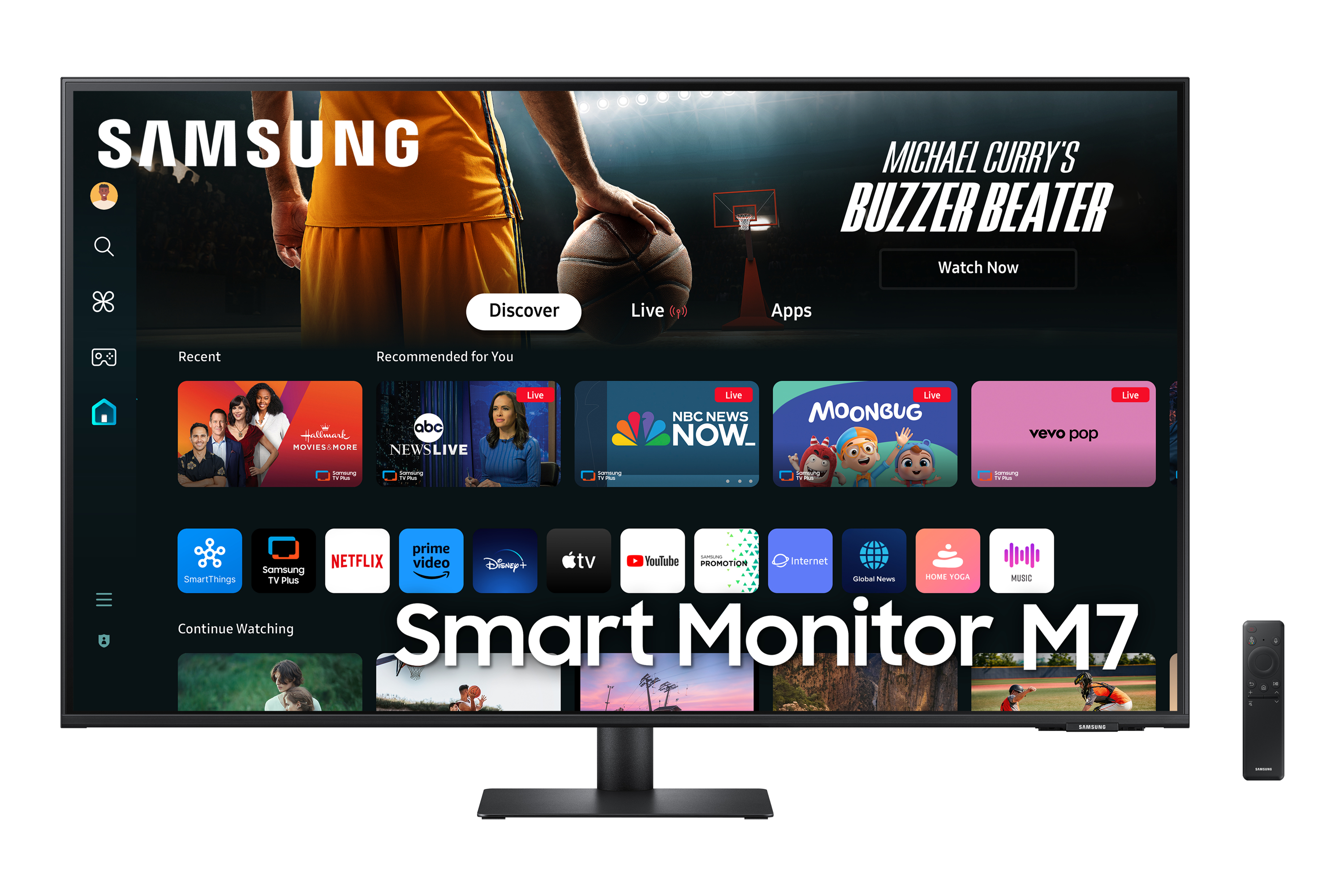 43" Smart Monitor M7 M70D UHD