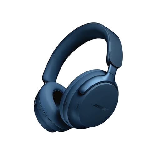 Bose QuietComfort Ultra Headphones, Casque sans Fil à réduction de Bruit avec Audio Spatial, Casque Bluetooth Confortable, Jusqu’à 24 h d’autonomie de la Batterie, Bleu Sidéral - Édition Limitée
