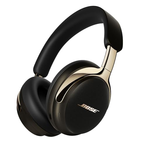 Bose Casque QuietComfort Ultra (2e gén) Bluetooth Casque sans Fil avec Son Spatial, Supra-aural, réduction de Bruit avec Micro intégré, Jusqu’à 30 h d’autonomie en écoute, Or du désert