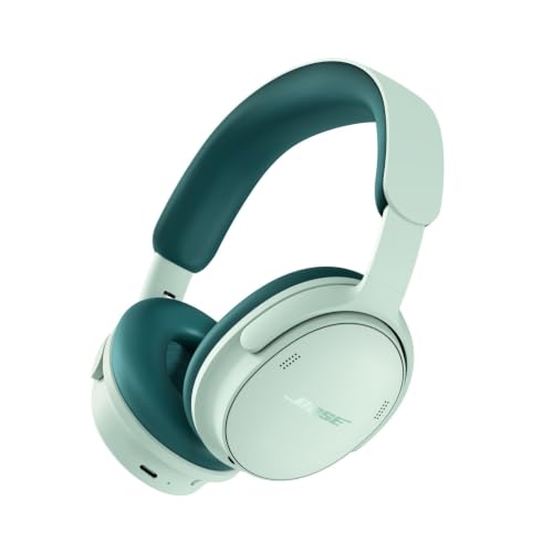 Bose Casque QuietComfort (2e génération) – Casque sans Fil, réduction de Bruit Supra-aurale Active, Micro, Son immersif, Recharge USB-C Audio et sans Perte, Jusqu’à 24 h d’autonomie, Menthe fraîche