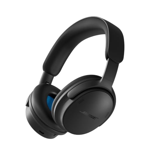 Bose Casque QuietComfort (2e génération) – Casque sans Fil, réduction de Bruit Supra-aurale Active, Micro, Son immersif, Recharge USB-C Audio et sans Perte, Jusqu’à 24 Heures d’autonomie, Noir