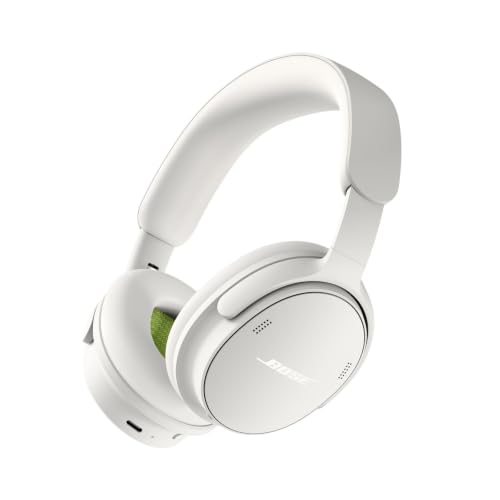 Bose Casque QuietComfort (2e génération) – Casque sans Fil, réduction de Bruit Supra-aurale Active, Micro, Son immersif, Recharge USB-C Audio et sans Perte, Jusqu’à 24 Heures d’autonomie, Blanc Nuage