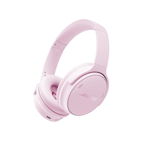 Bose QuietComfort Headphones, Casque sans Fil immersif à réduction de Bruit, Casque Supra-aural Bluetooth avec Micro intégré d’Une autonomie allant Jusqu’à 24 Heures, Rose Pétale - Édition limitée