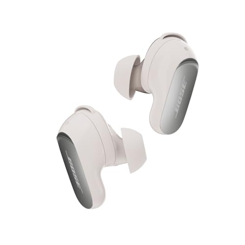 Bose QuietComfort Ultra Écouteurs (2e génération), écouteurs sans Fil à réduction de Bruit, Jusqu’à 6 h d’autonomie, Indice de Protection IPx4, Son immersif, Basses Profondes, Blanc Nuage